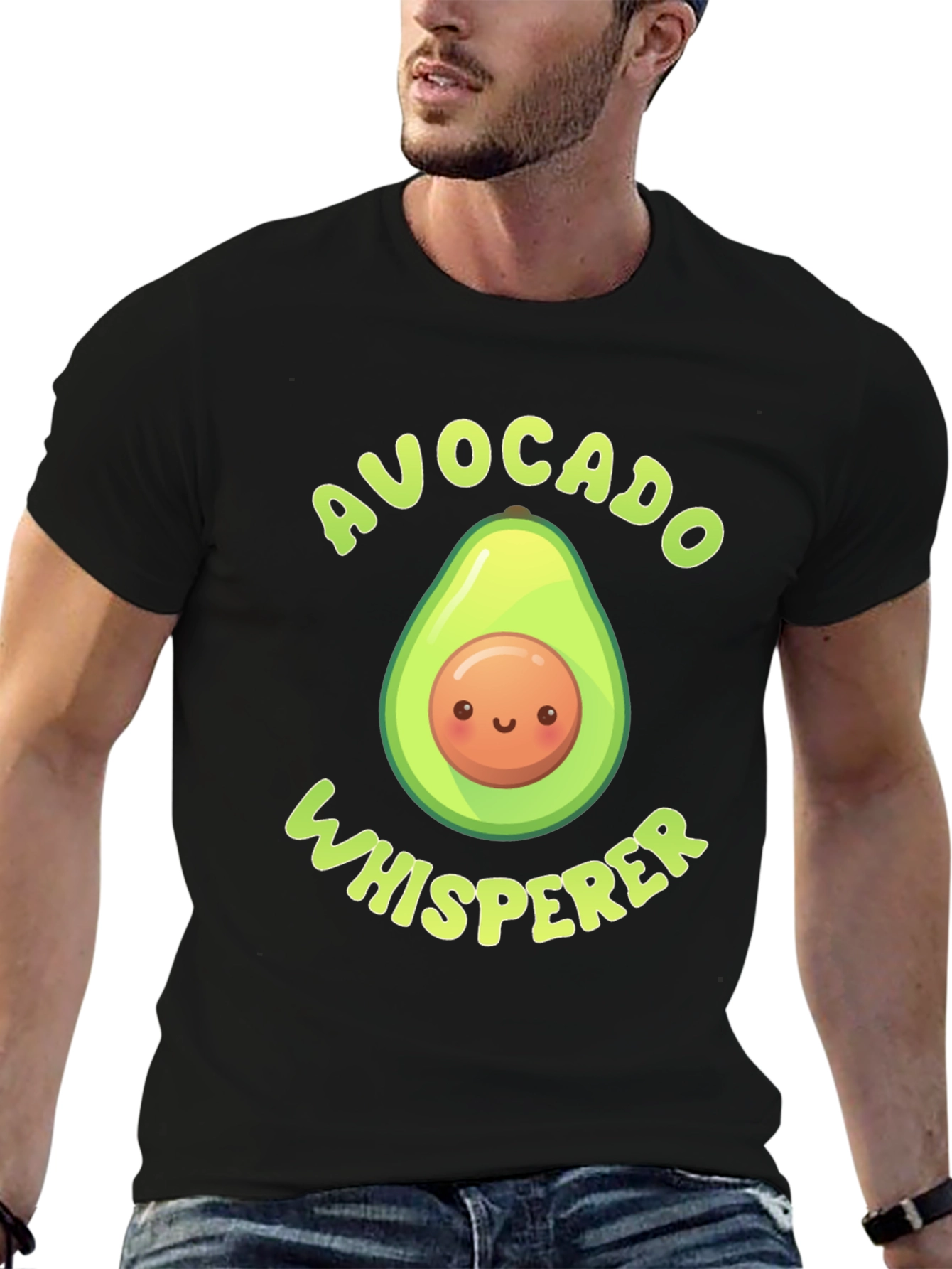 Avocado Whisperer Graphic T-Shirt - Cute Foodie Tee