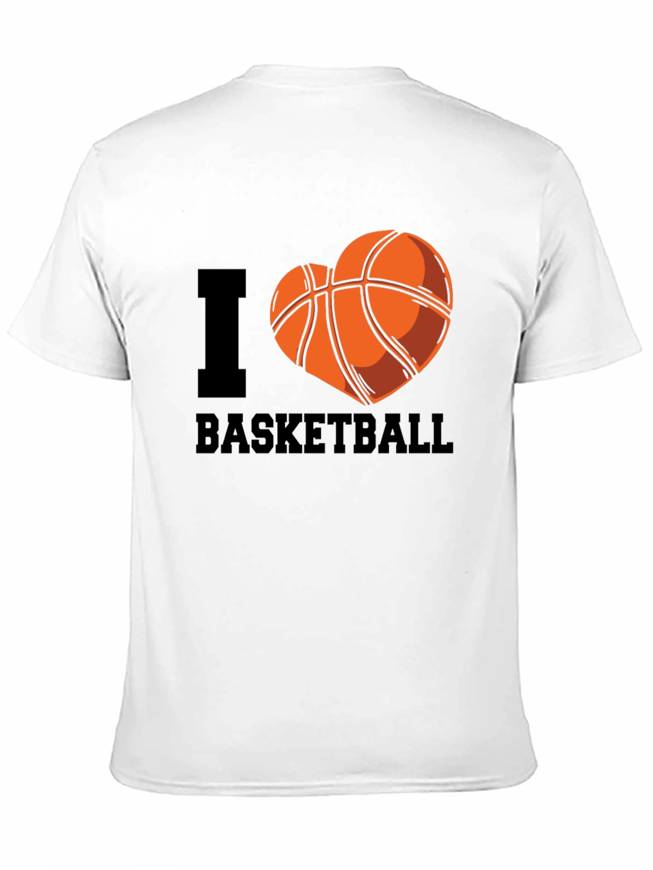 I Heart Basketball Black T-Shirt