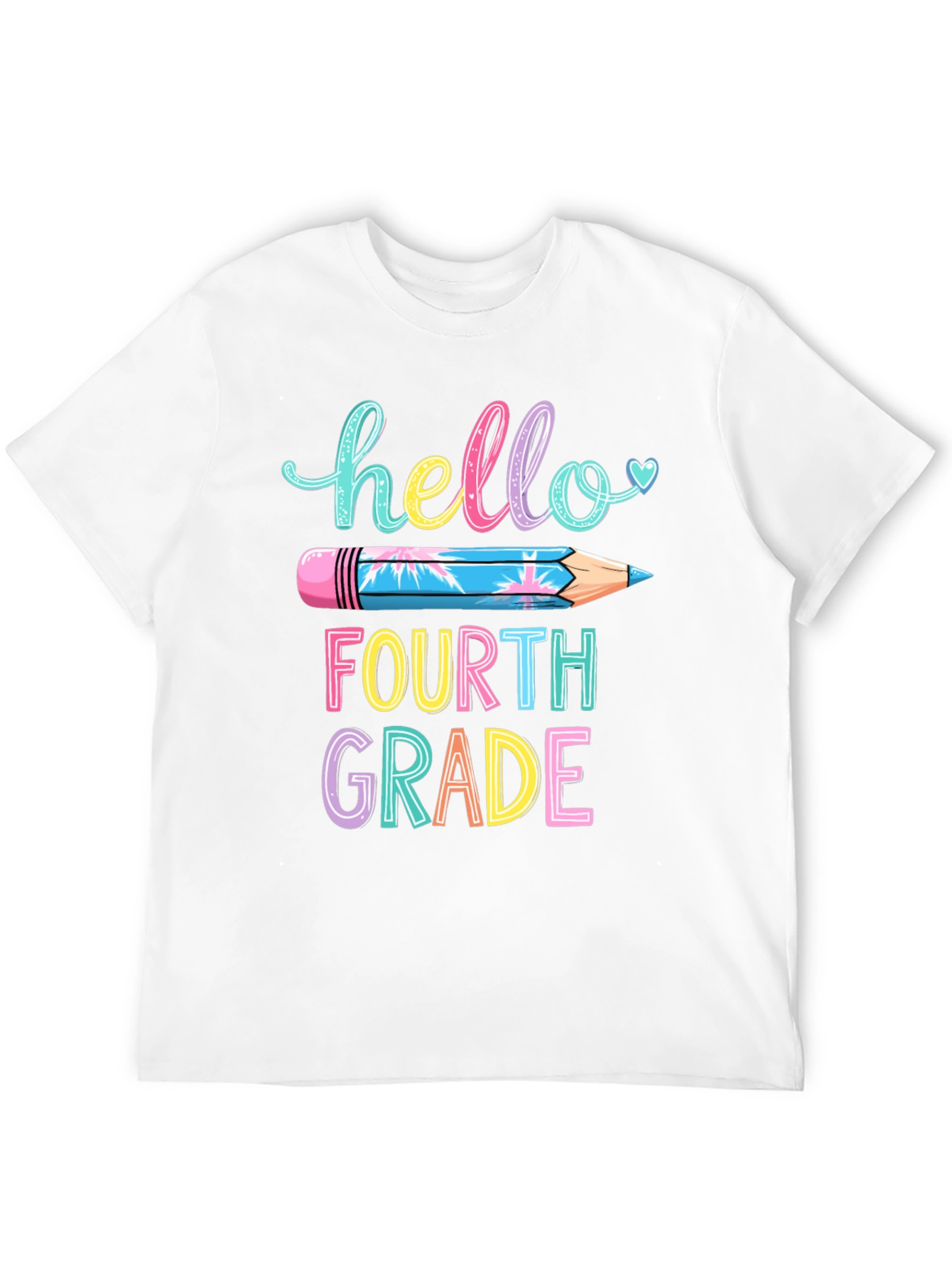 Hello Fourth Grade T-Shirt Back to School