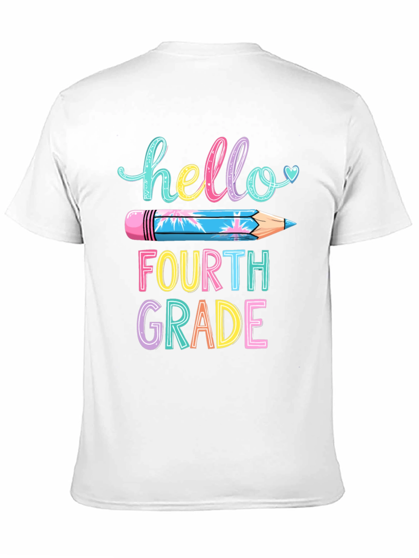 Hello Fourth Grade T-Shirt Back to School