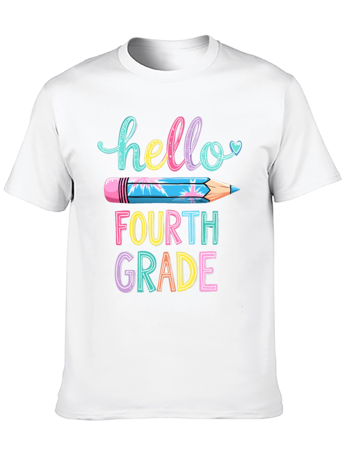 Hello Fourth Grade T-Shirt Back to School
