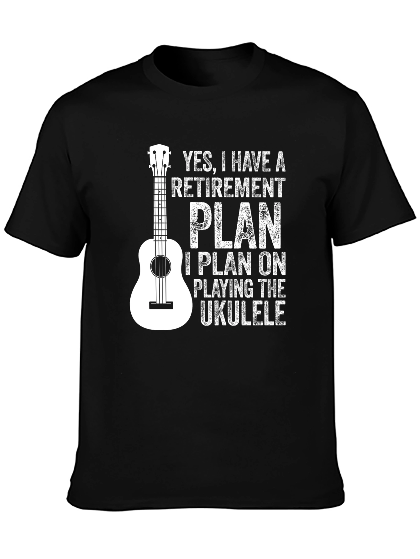 Retirement Plan Ukulele T-Shirt