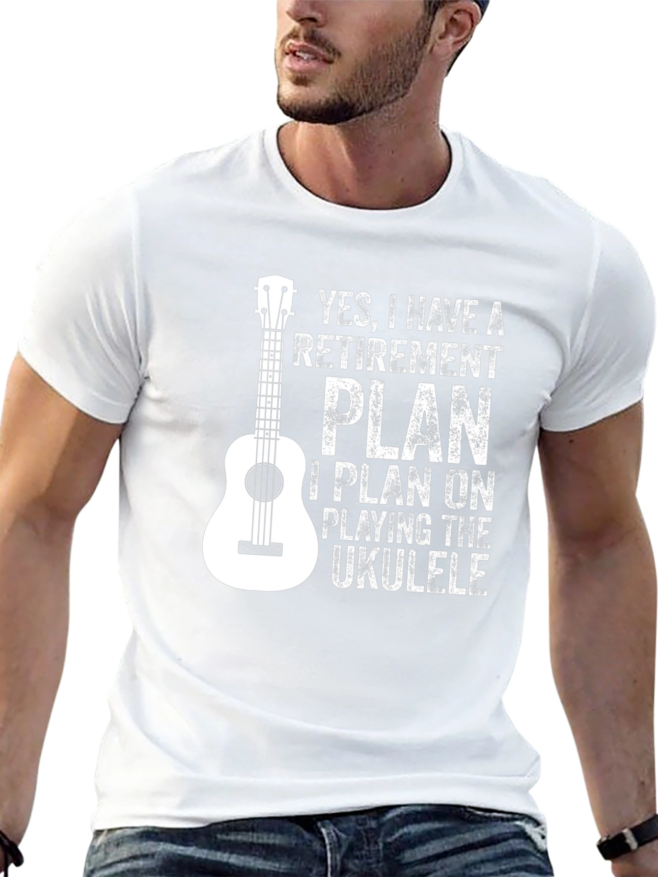 Retirement Plan Ukulele T-Shirt