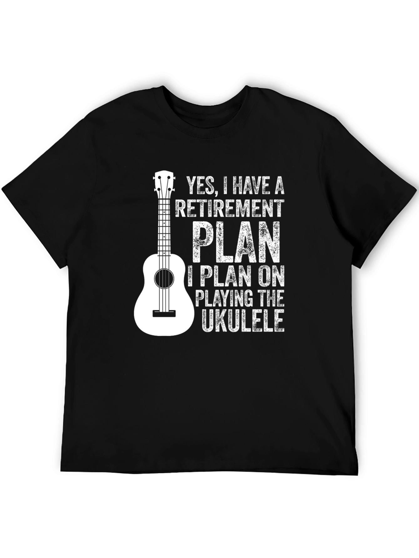 Retirement Plan Ukulele T-Shirt
