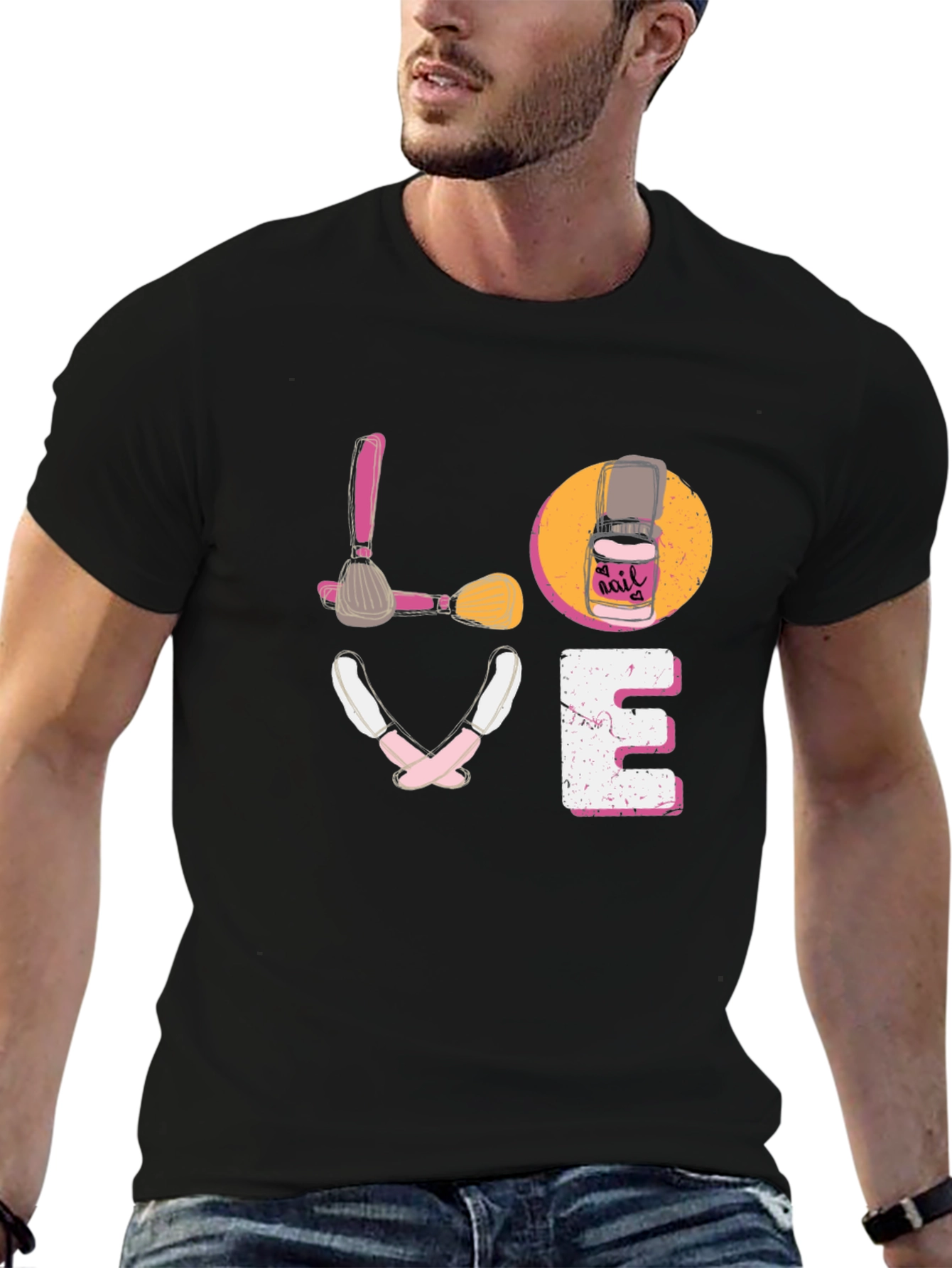 Nail Tech LOVE T-Shirt - Manicure & Beauty