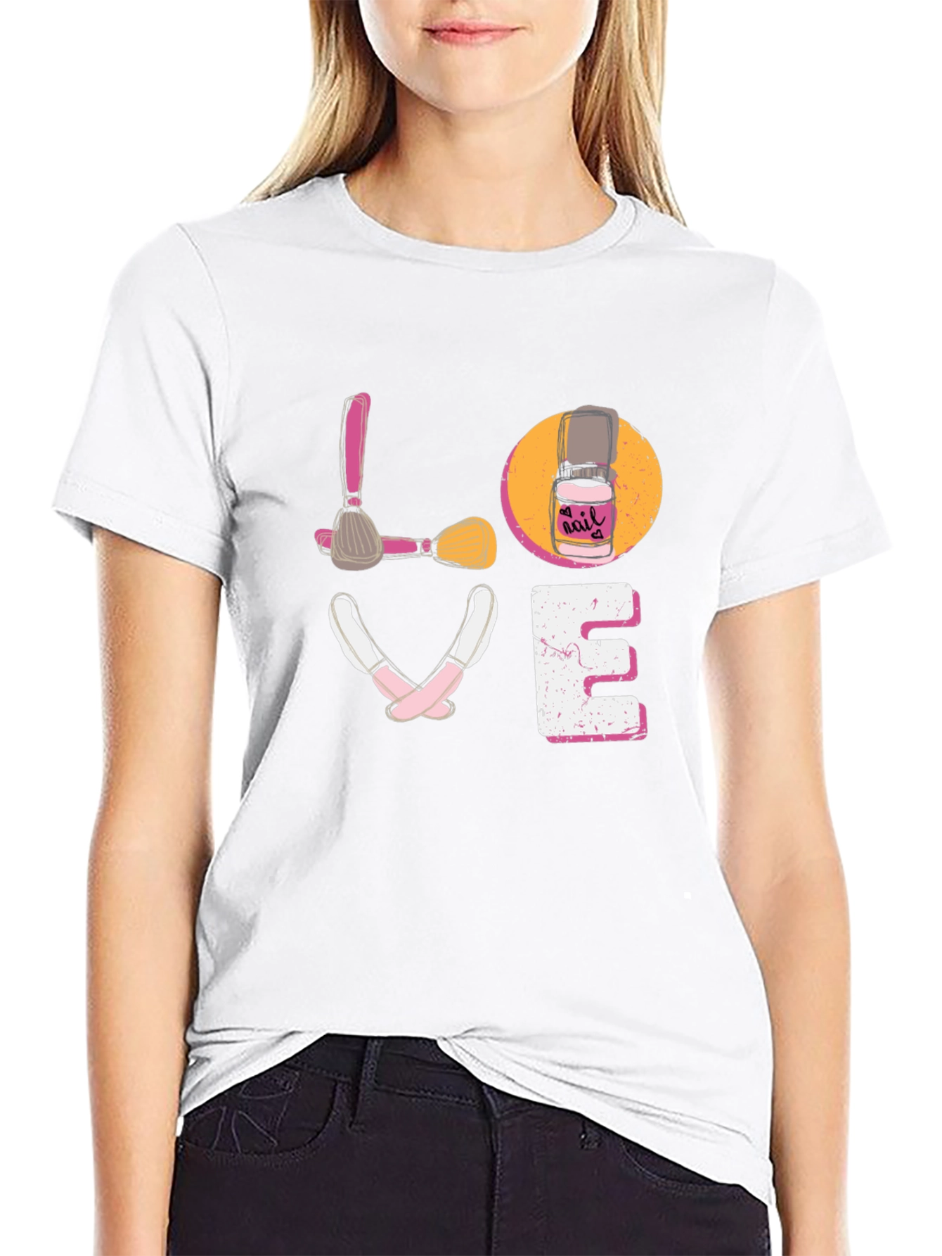 Nail Tech LOVE T-Shirt - Manicure & Beauty