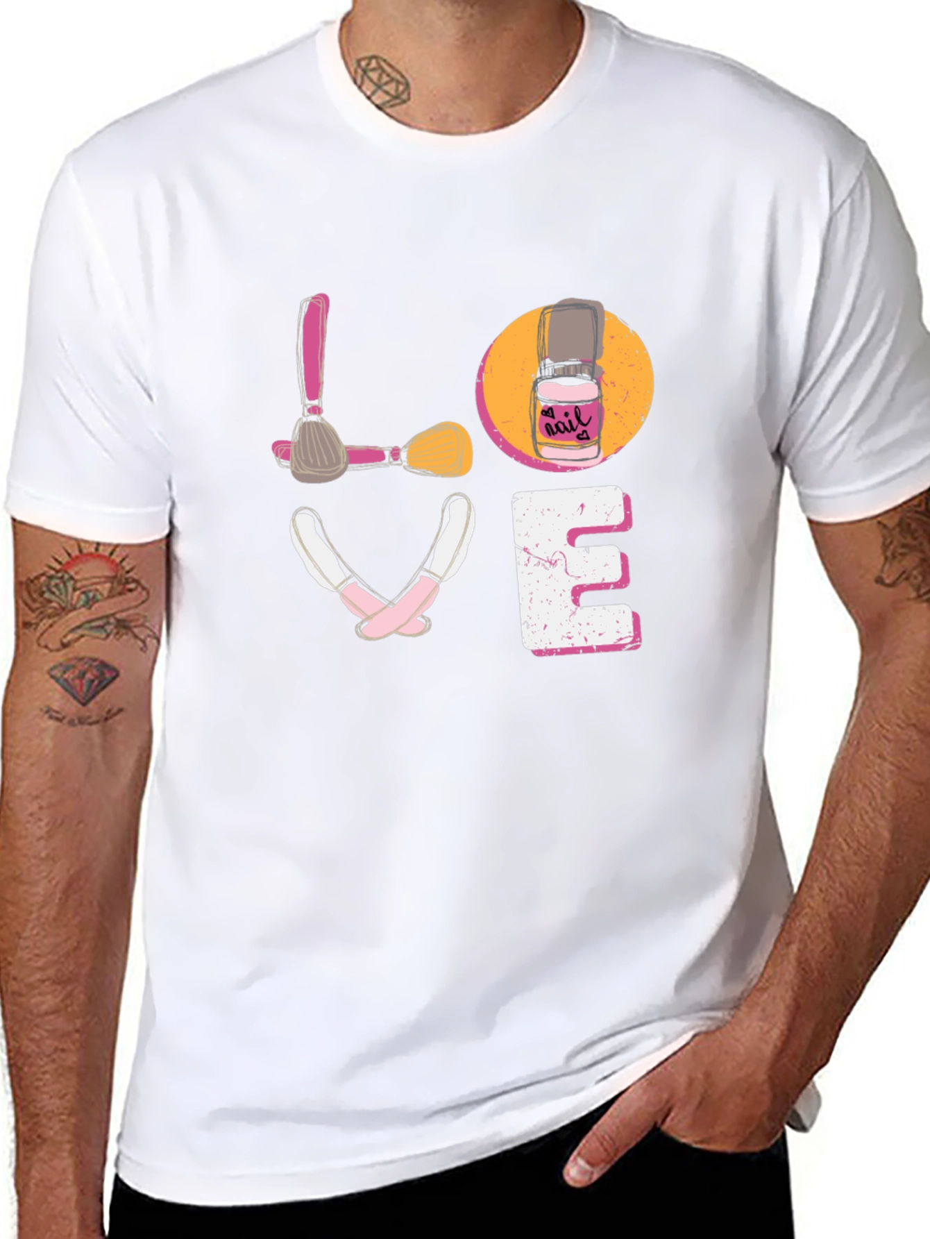 Nail Tech LOVE T-Shirt - Manicure & Beauty