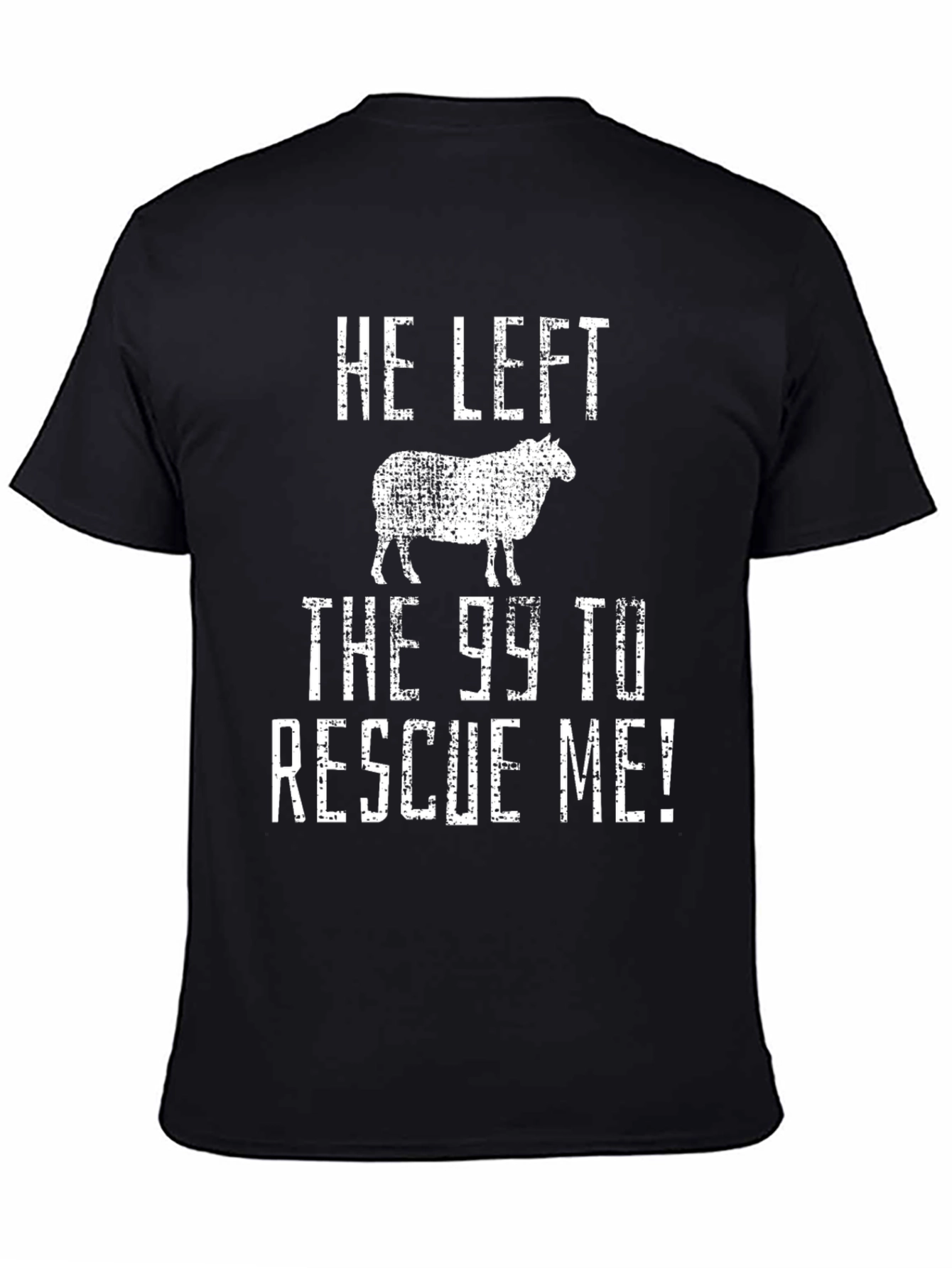 He Left the 99 Sheep Graphic T-Shirt