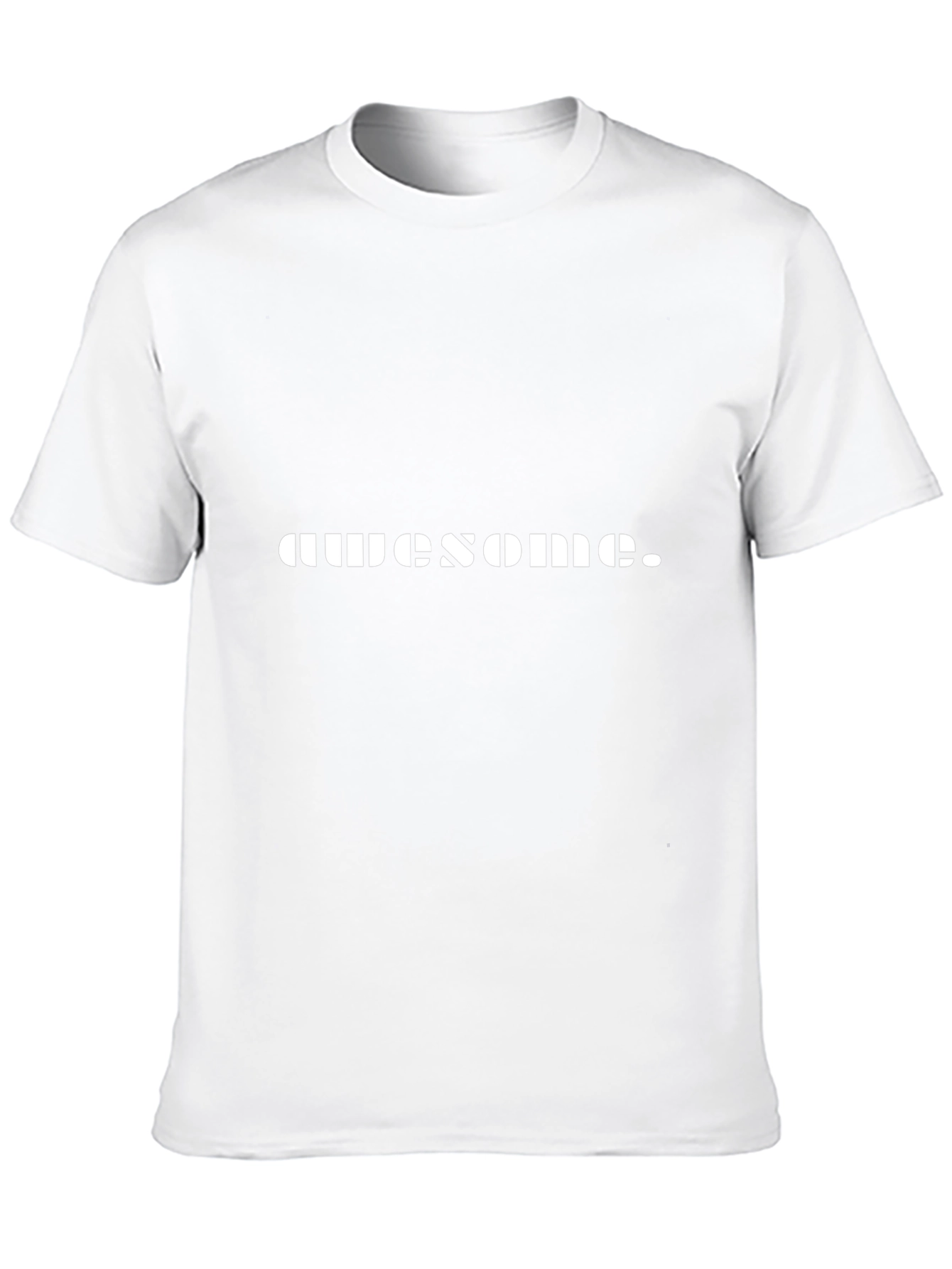 Awesome Graphic T-Shirt - Black Crew Neck Tee