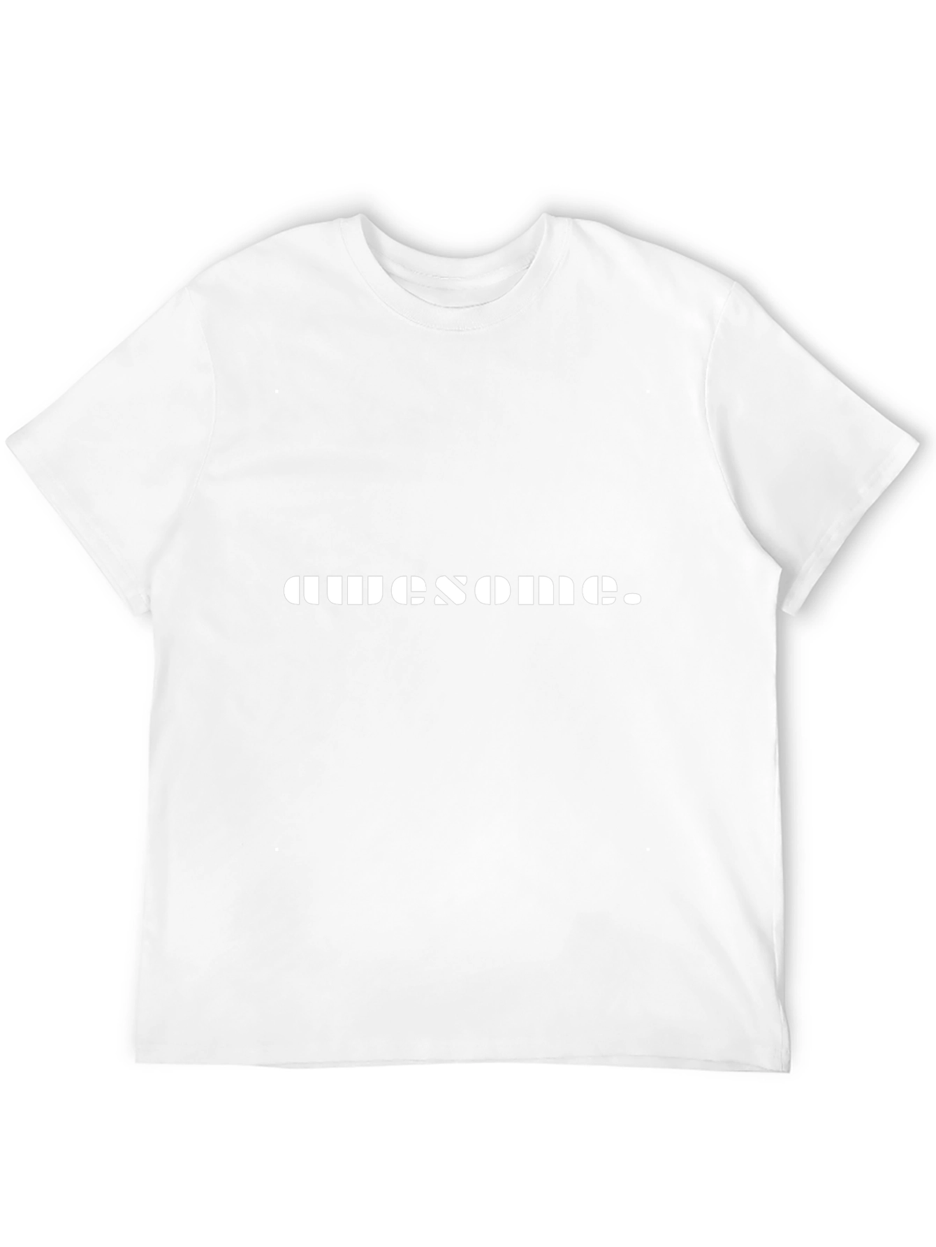 Awesome Graphic T-Shirt - Black Crew Neck Tee