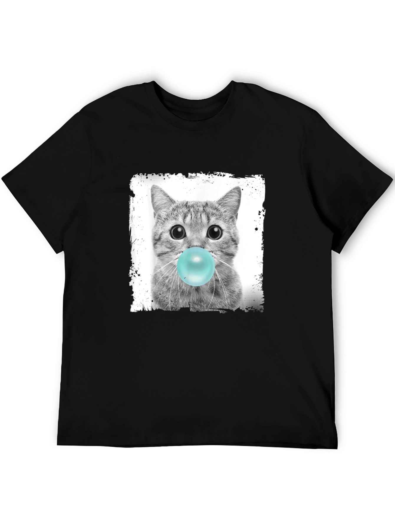 Bubble Gum Cat T-Shirt - Funny Graphic Tee