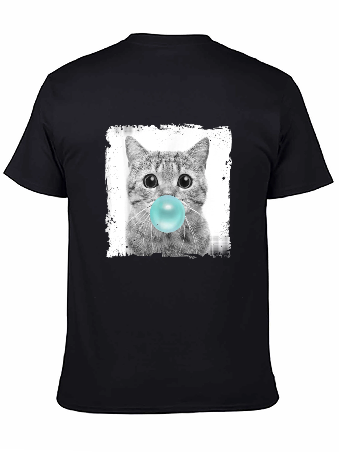 Bubble Gum Cat T-Shirt - Funny Graphic Tee