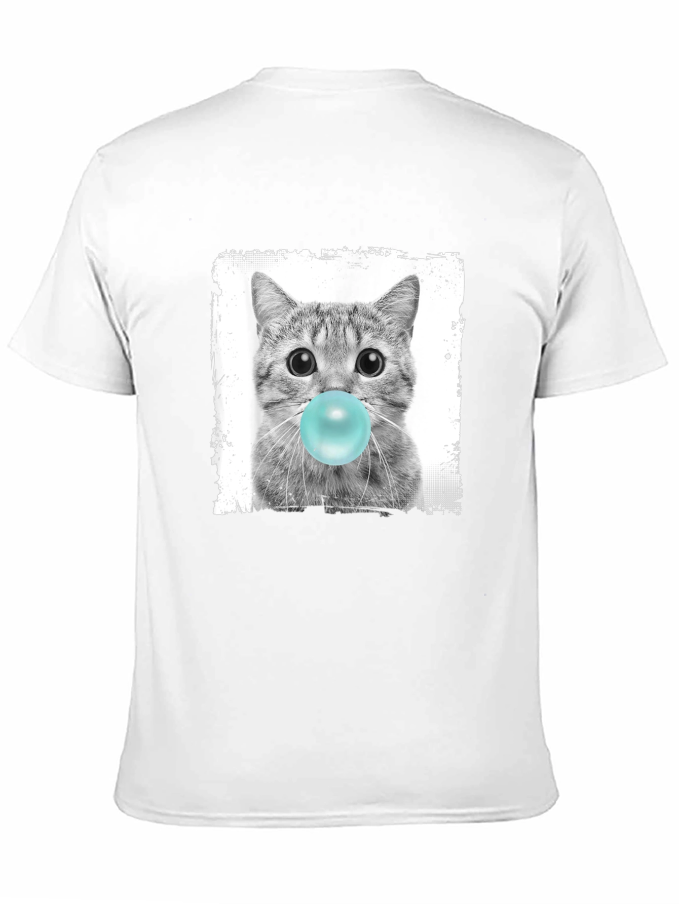 Bubble Gum Cat T-Shirt - Funny Graphic Tee