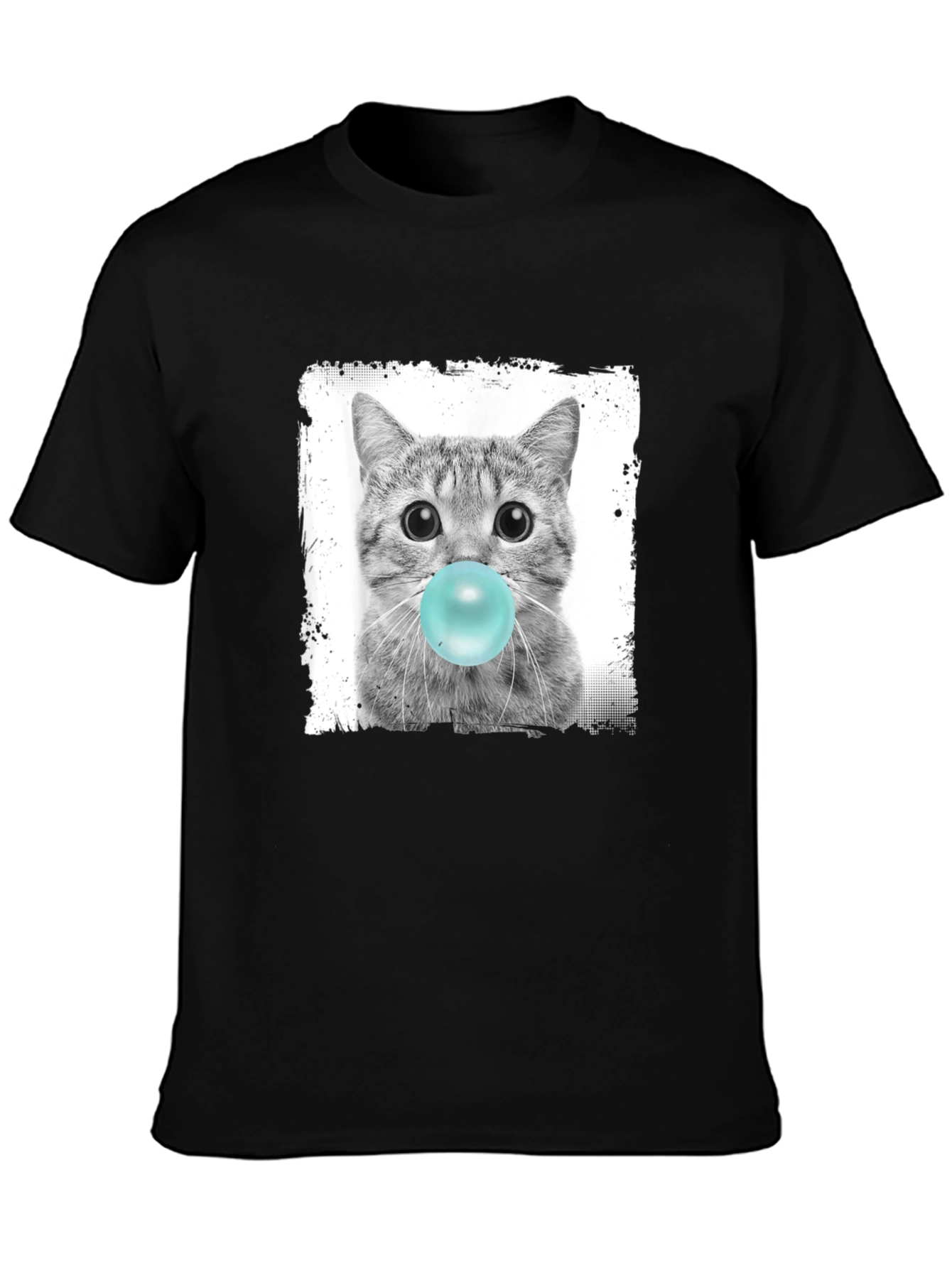 Bubble Gum Cat T-Shirt - Funny Graphic Tee