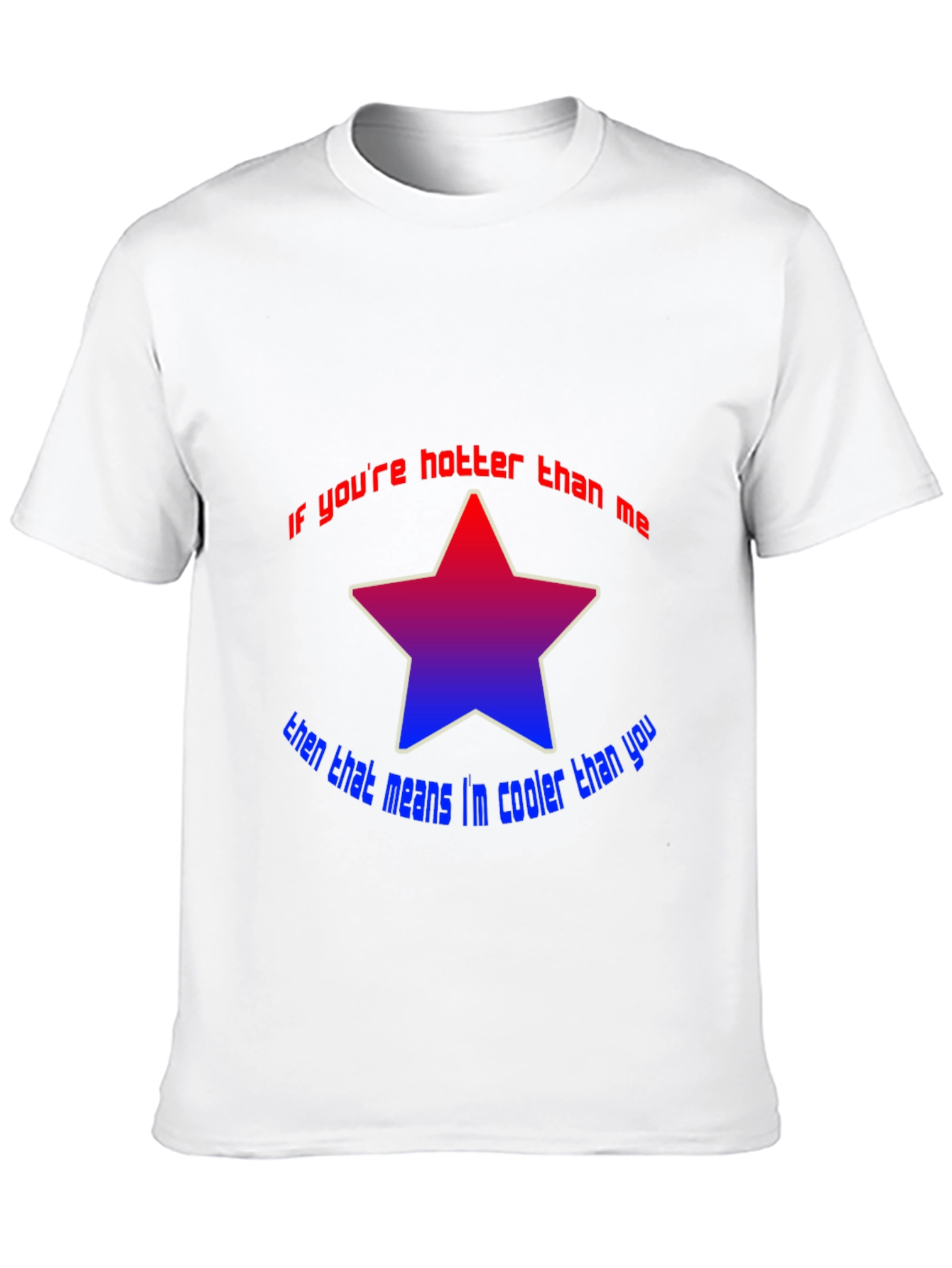 Cooler Than You Star Graphic Tee - Black