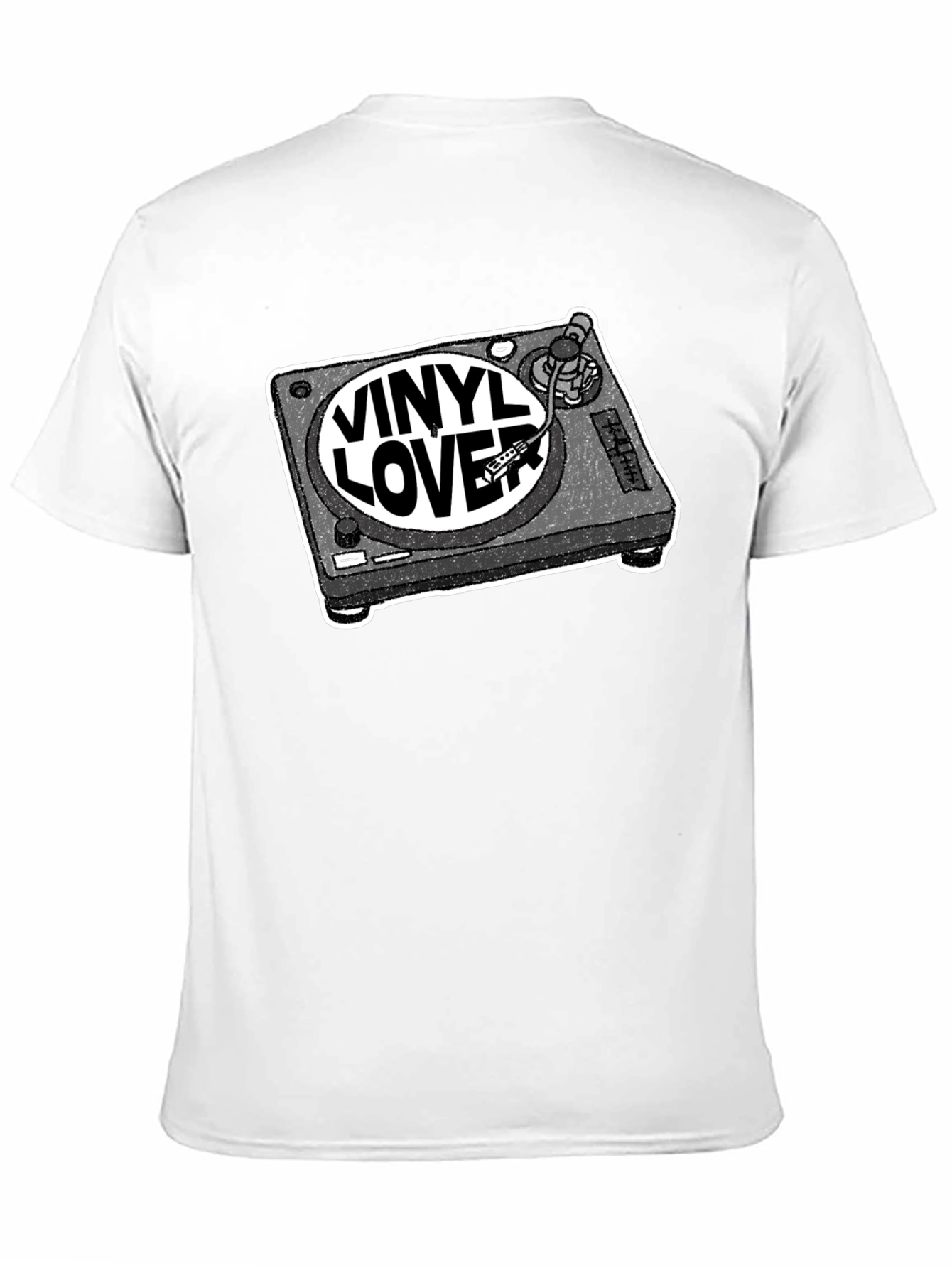 Vinyl Lover Turntable Graphic T-Shirt