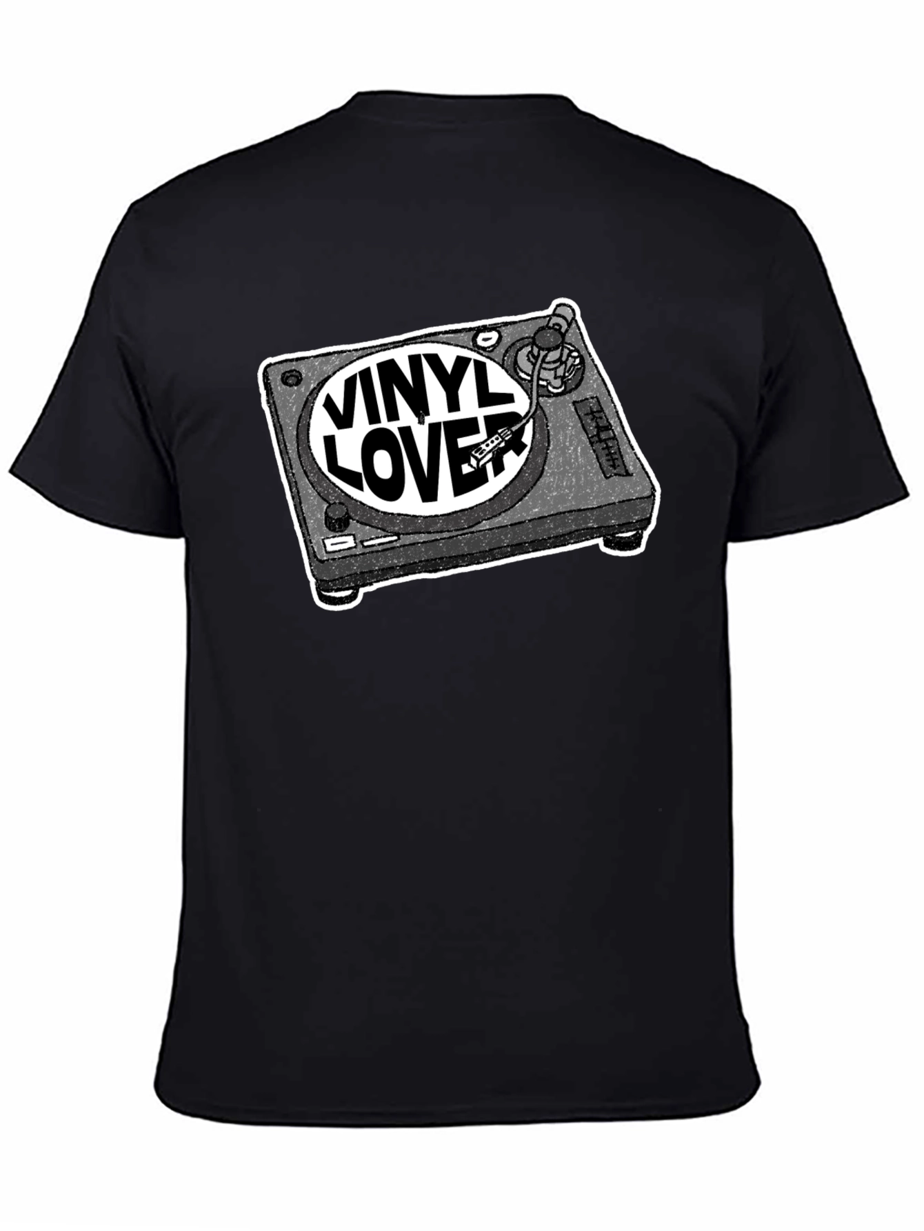 Vinyl Lover Turntable Graphic T-Shirt