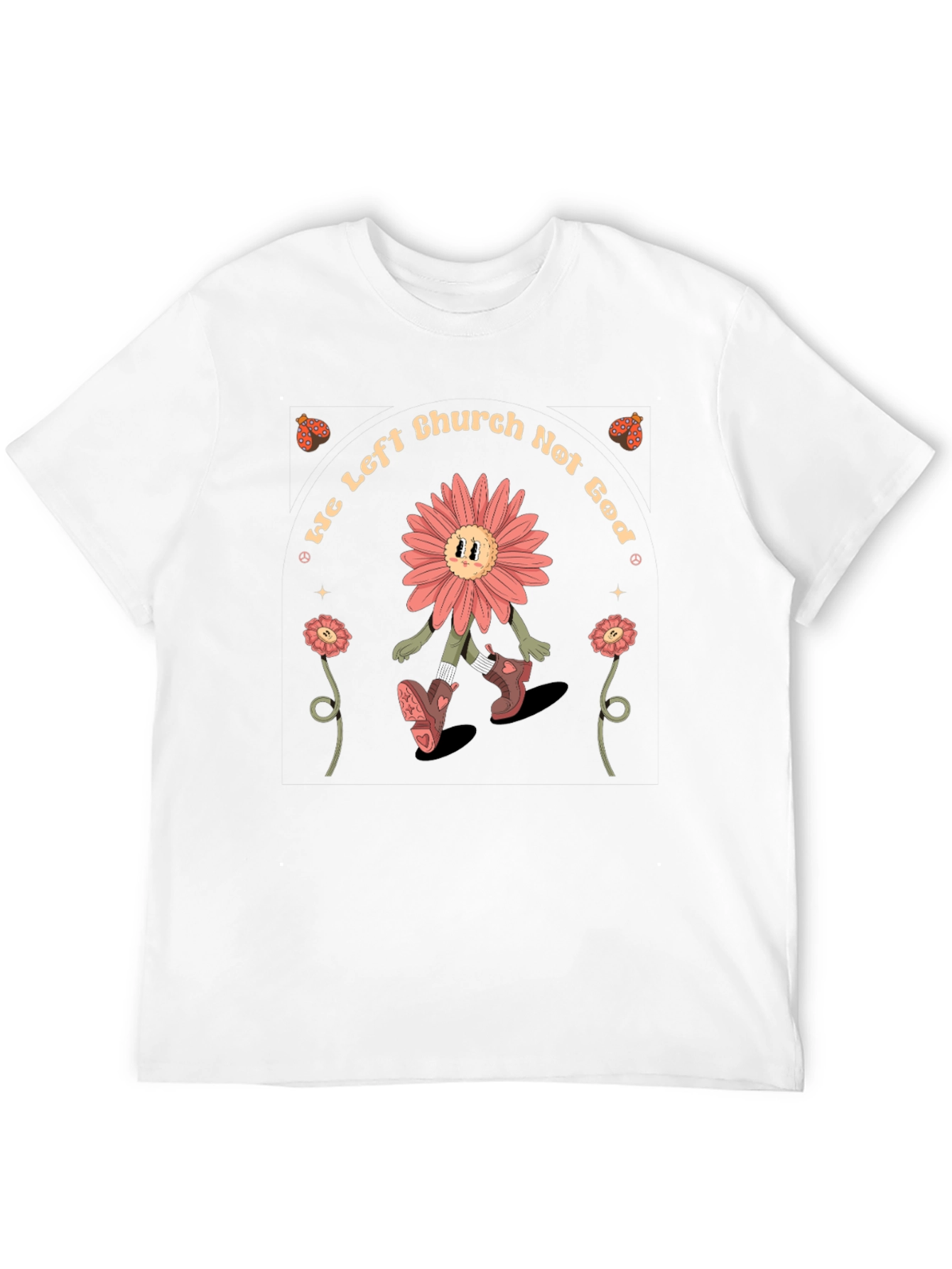 We Left Church Not God Graphic T-Shirt