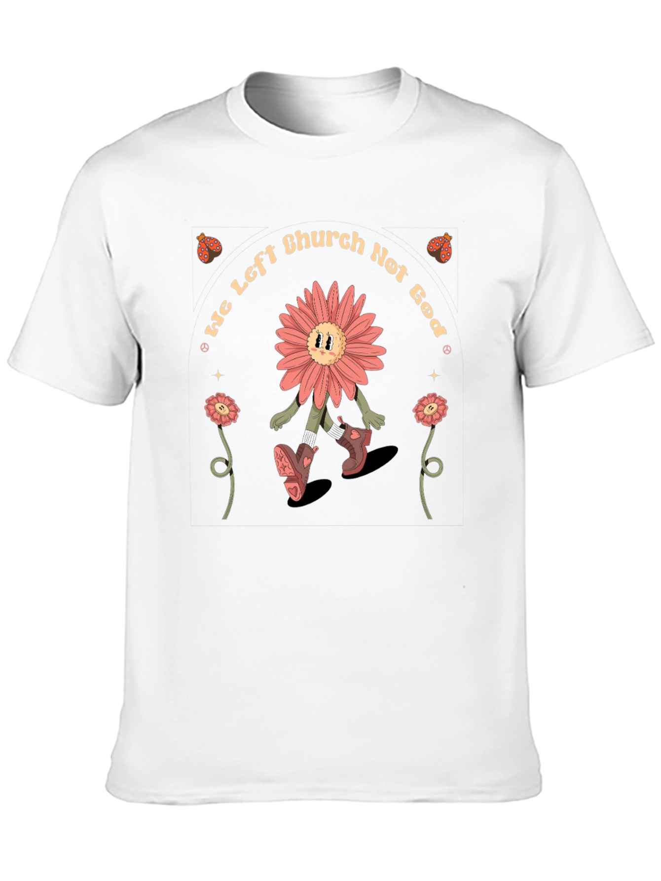 We Left Church Not God Graphic T-Shirt
