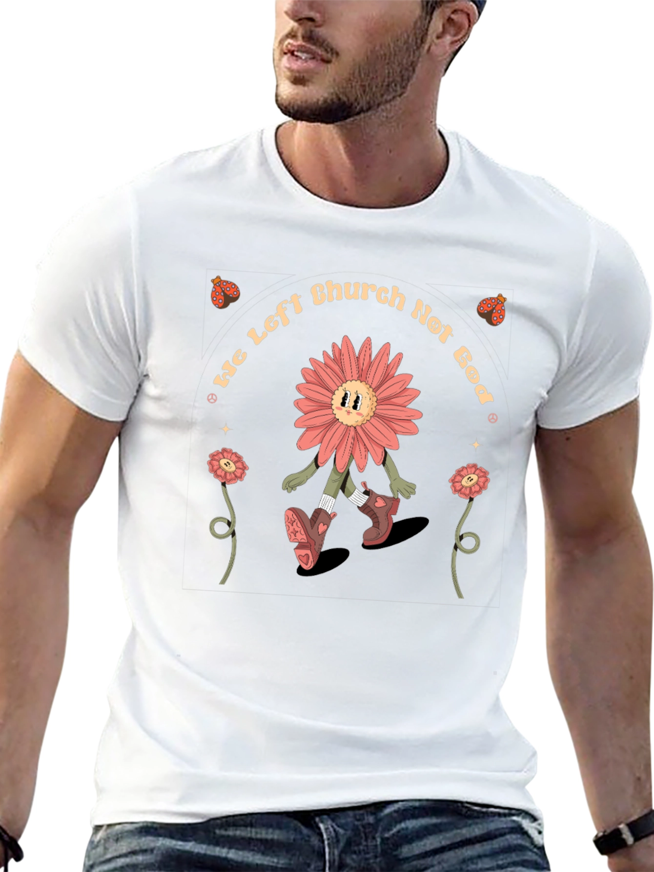 We Left Church Not God Graphic T-Shirt