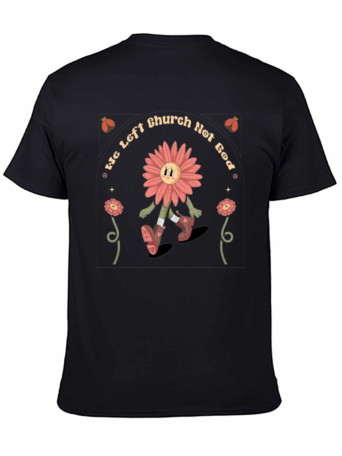 We Left Church Not God Graphic T-Shirt