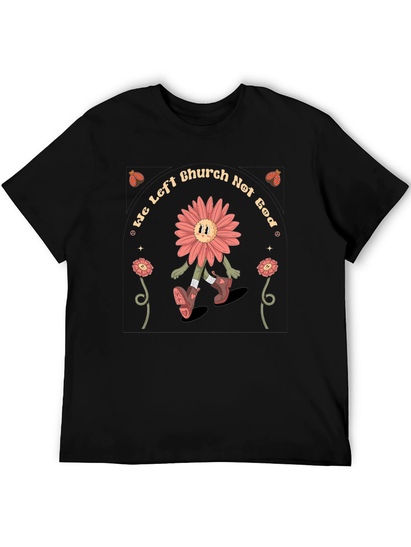 We Left Church Not God Graphic T-Shirt