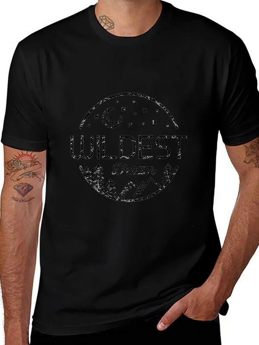 Wildest Dream Graphic Print T-Shirt - Black