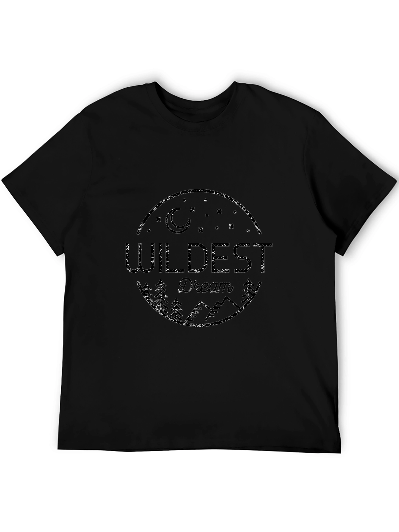 Wildest Dream Graphic Print T-Shirt - Black