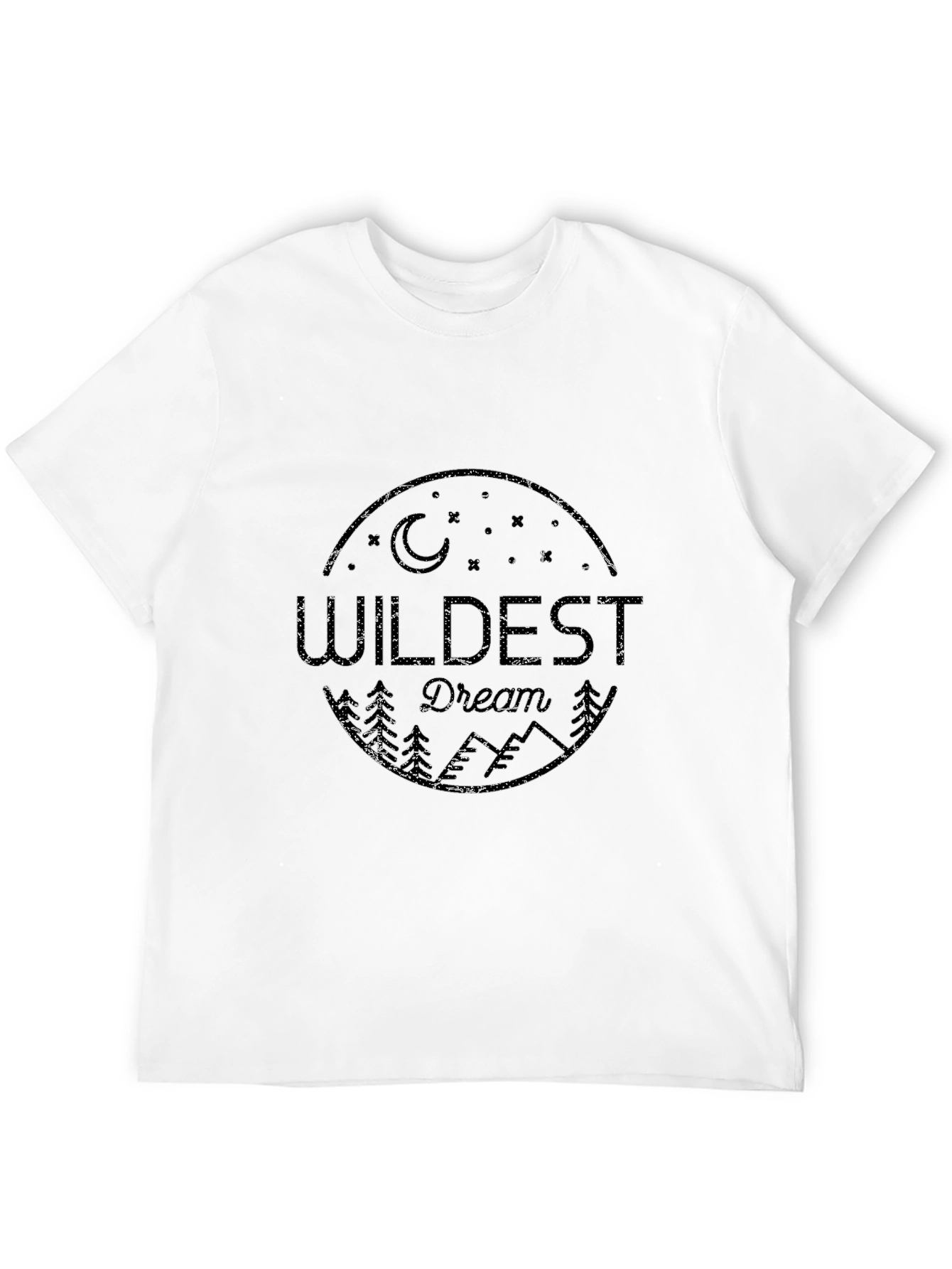 Wildest Dream Graphic Print T-Shirt - Black