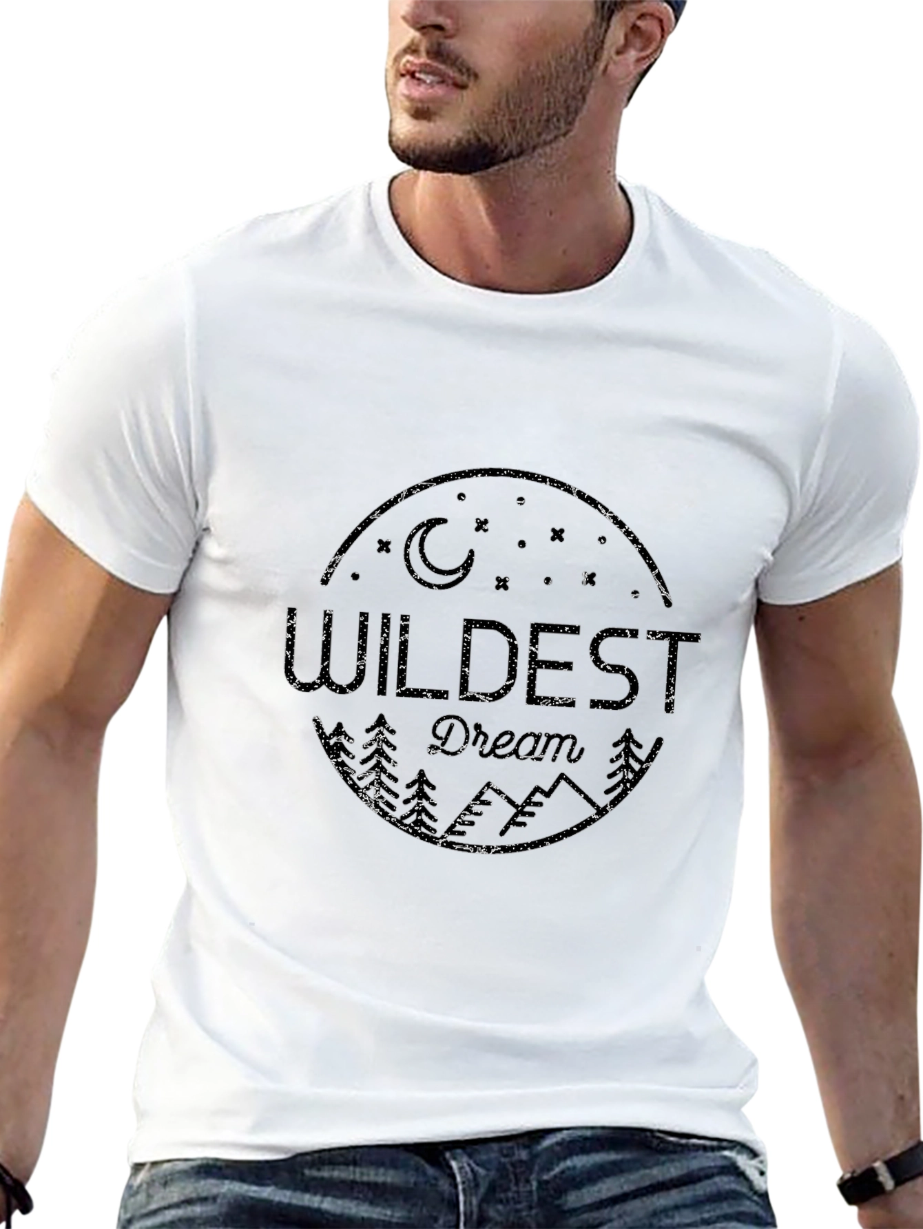 Wildest Dream Graphic Print T-Shirt - Black