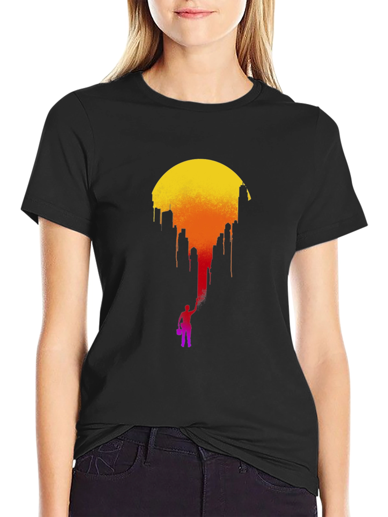 Cityscape Sunset Tee