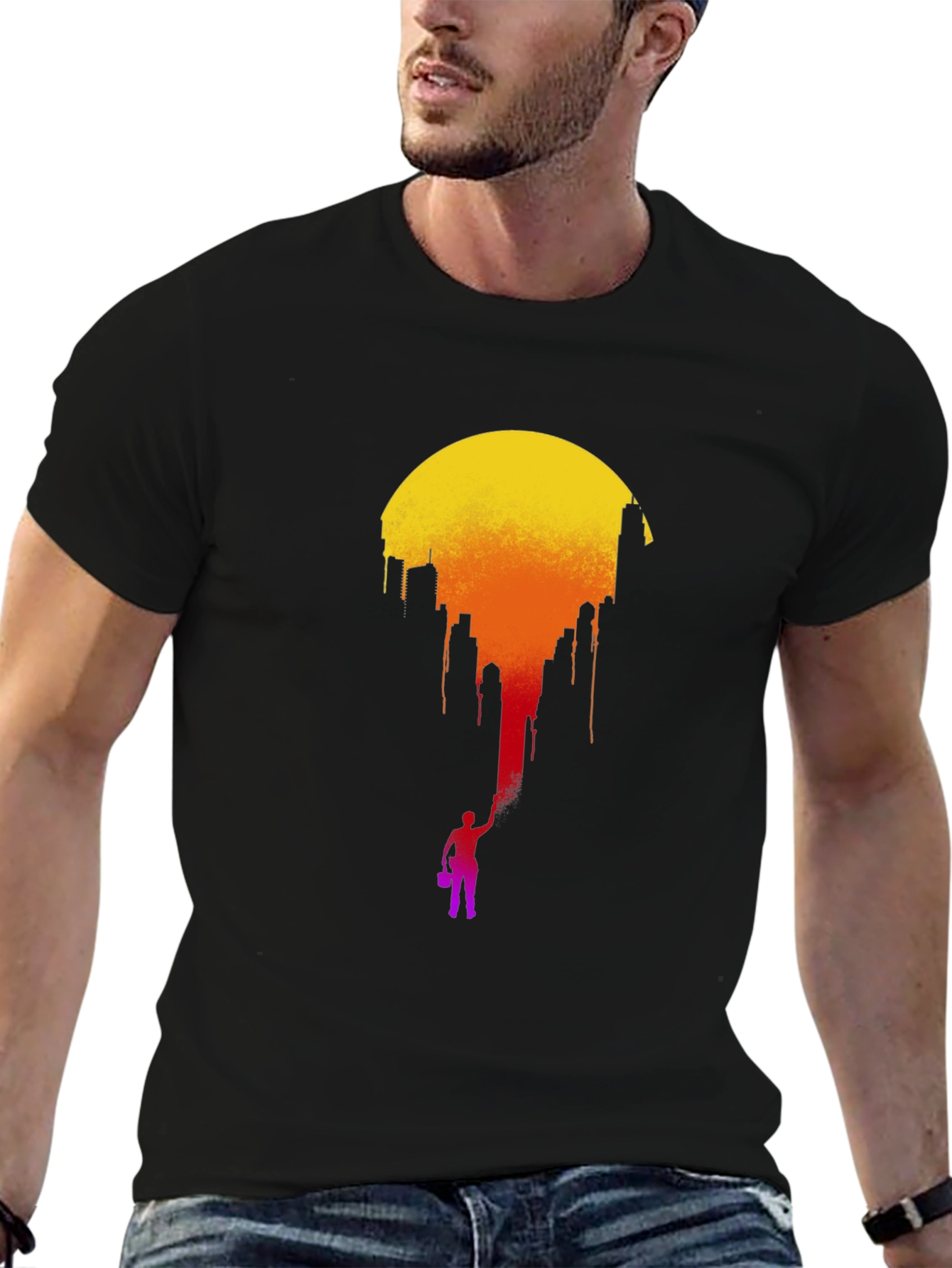 Cityscape Sunset Tee