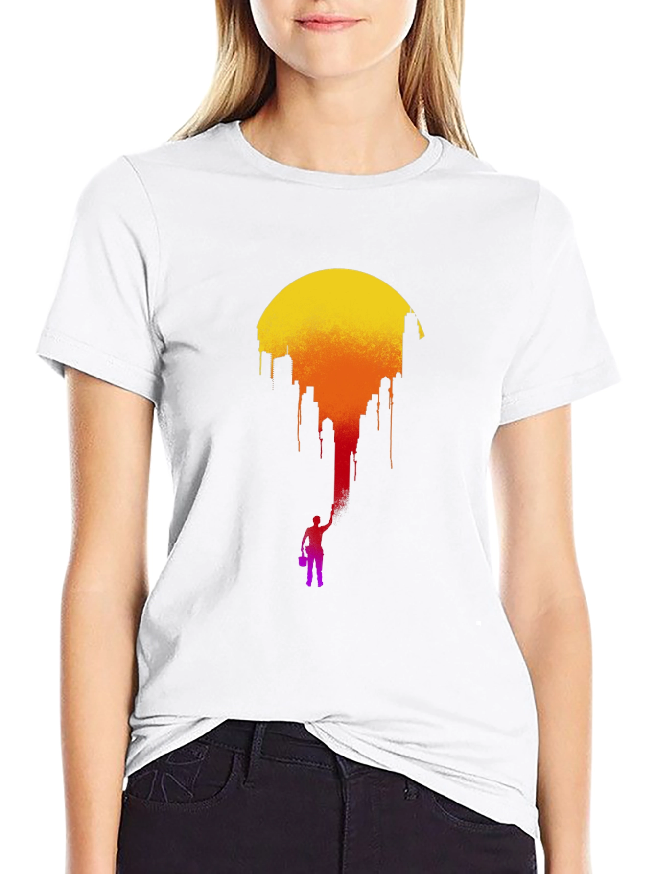 Cityscape Sunset Tee