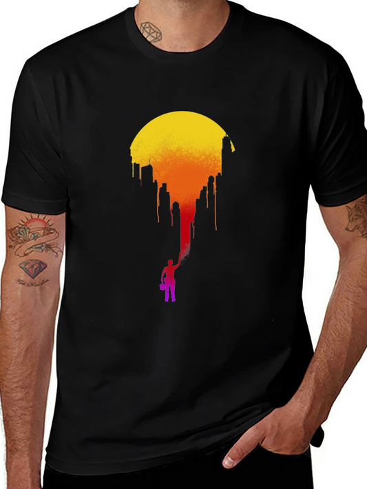 Cityscape Sunset Tee