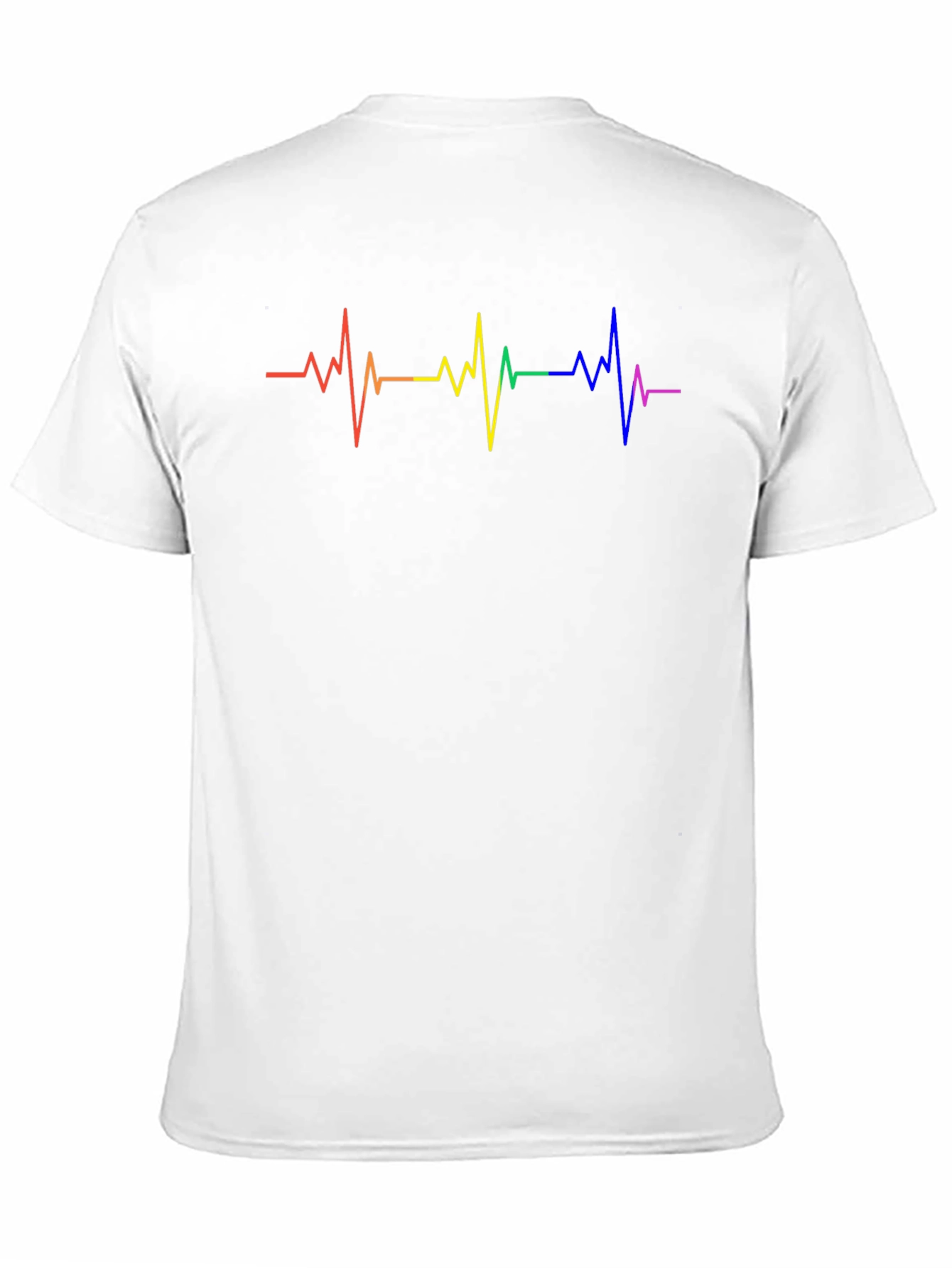 Pride Heartbeat Graphic Tee - Black