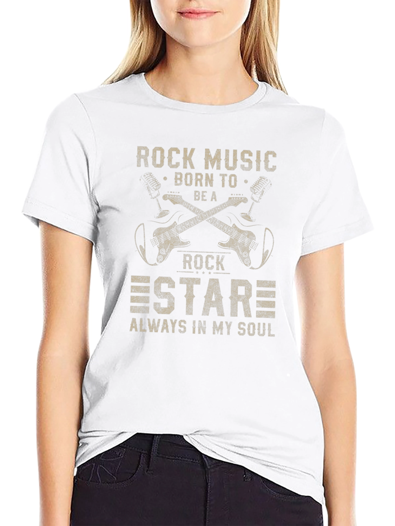 Rock Music Star Graphic Tee