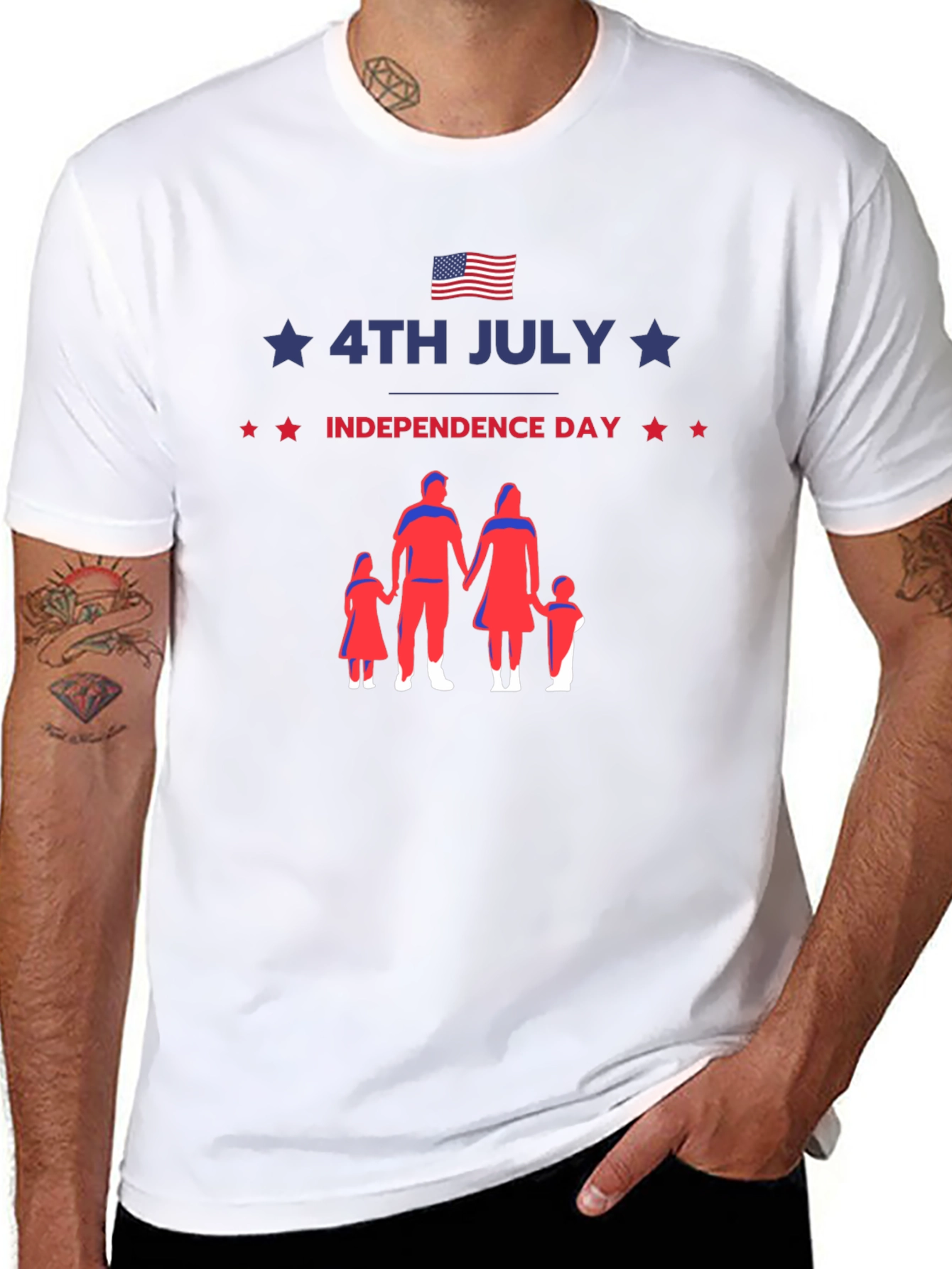 4th of July Family Independence Day T-Shirt