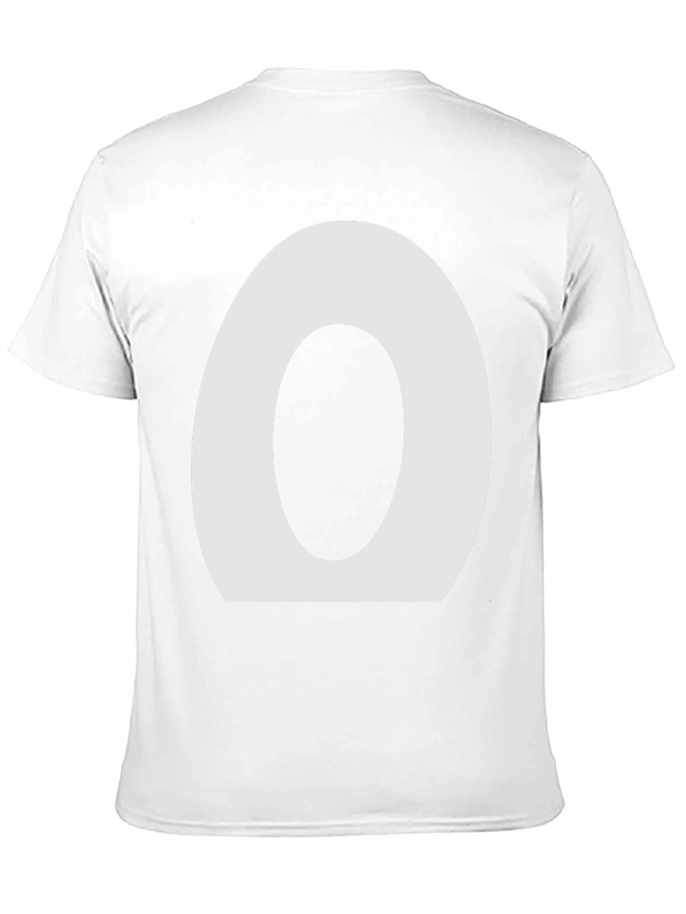 Minimalist O Graphic Black T-Shirt