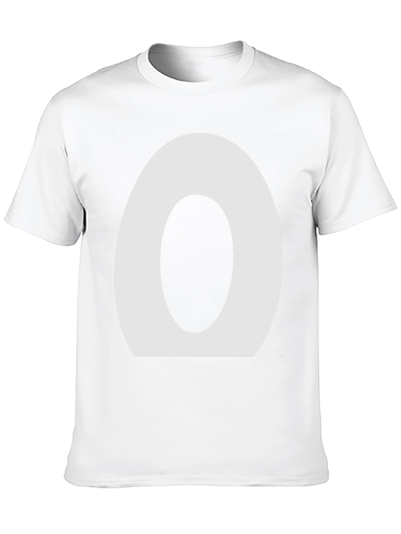 Minimalist O Graphic Black T-Shirt