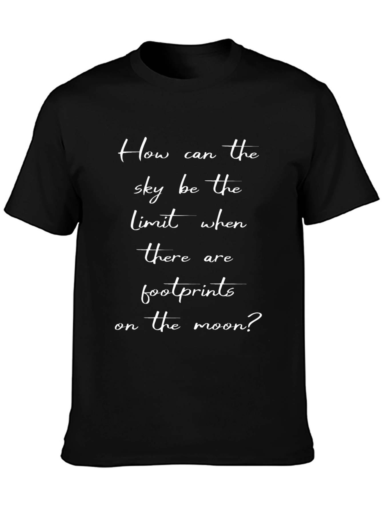 Footprints on the Moon Graphic T-Shirt