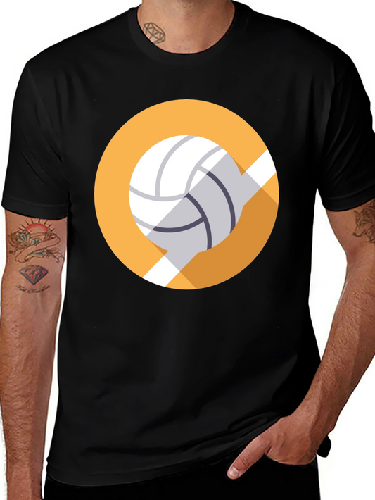 Volleyball Graphic Tee - Sporty Casual Style