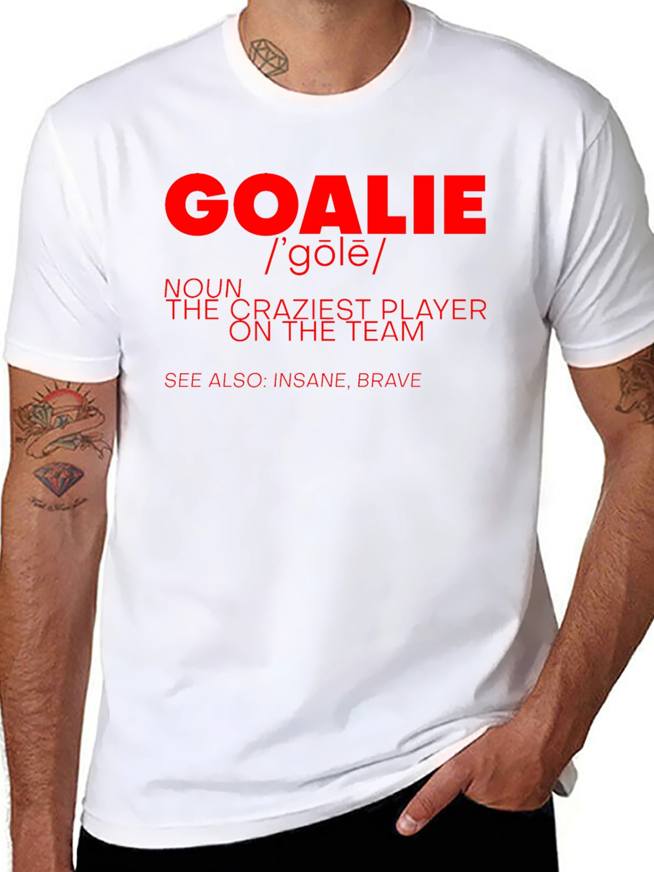 Goalie Definition Graphic T-Shirt