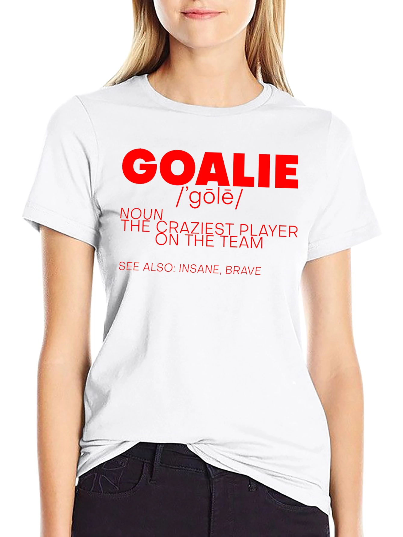 Goalie Definition Graphic T-Shirt