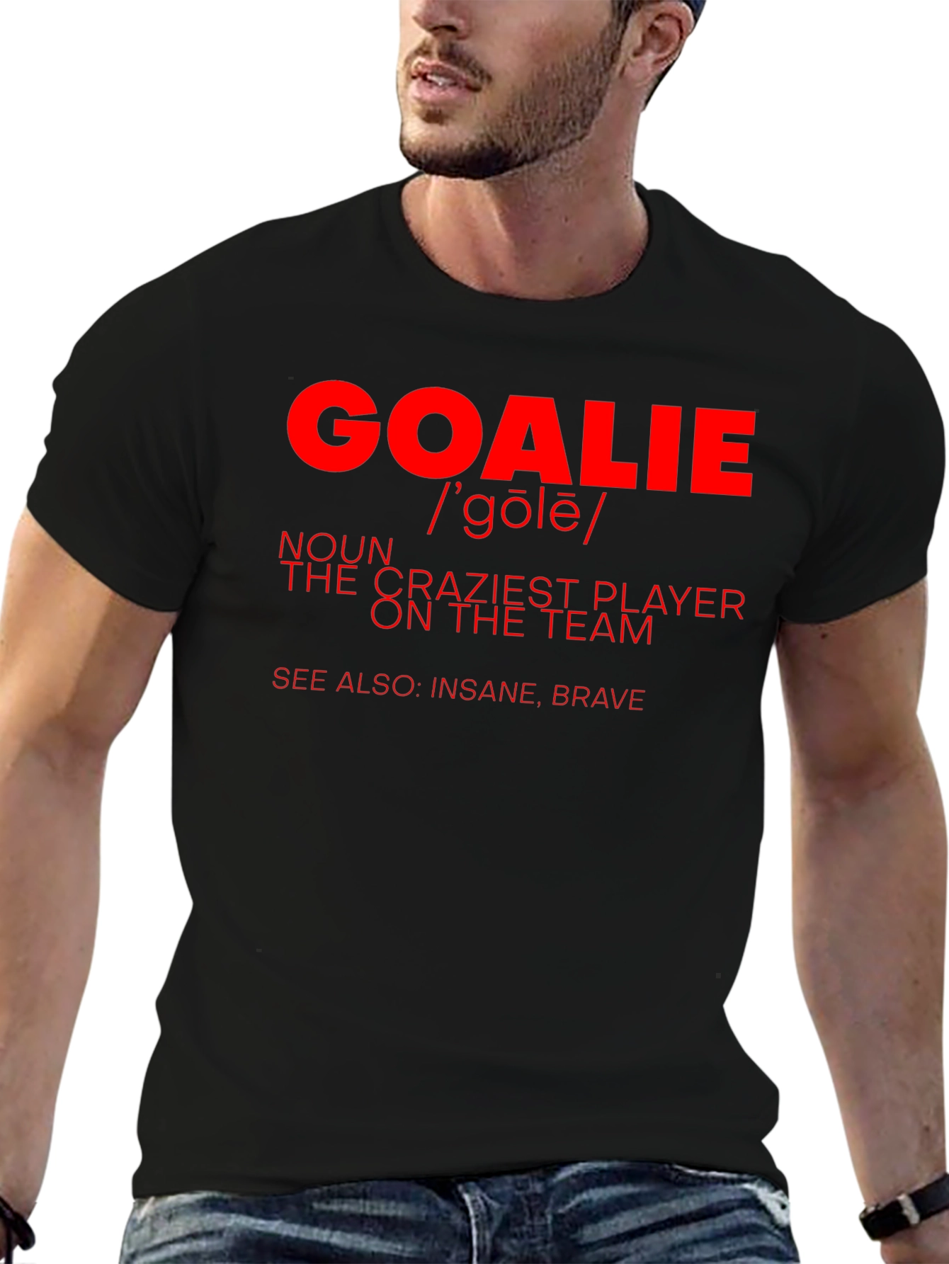 Goalie Definition Graphic T-Shirt