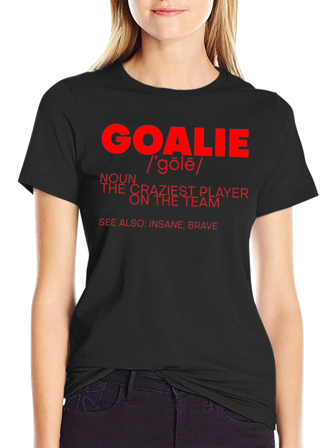 Goalie Definition Graphic T-Shirt