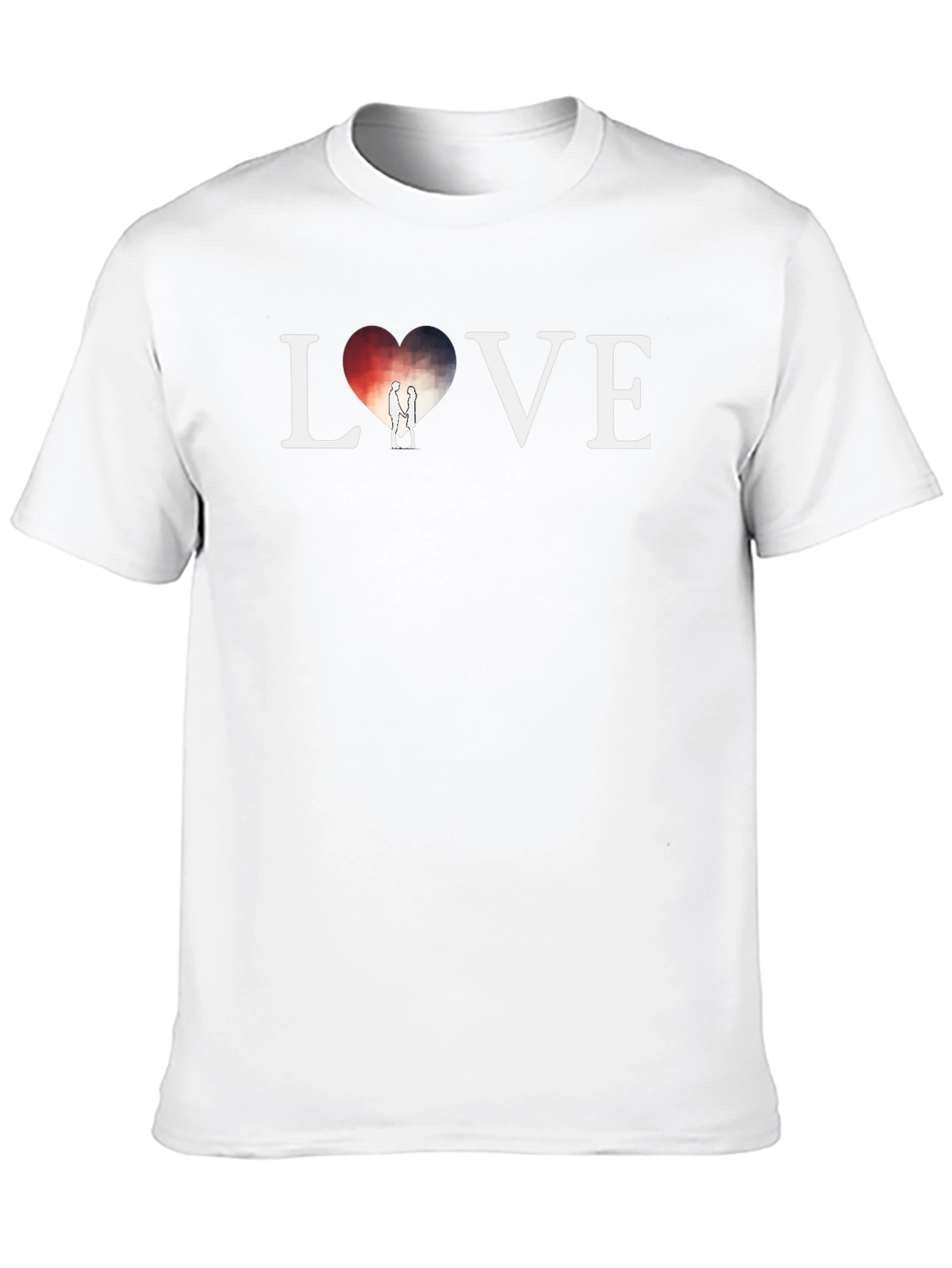 LOVE Heart Graphic T-Shirt - Stylish Casual Wear