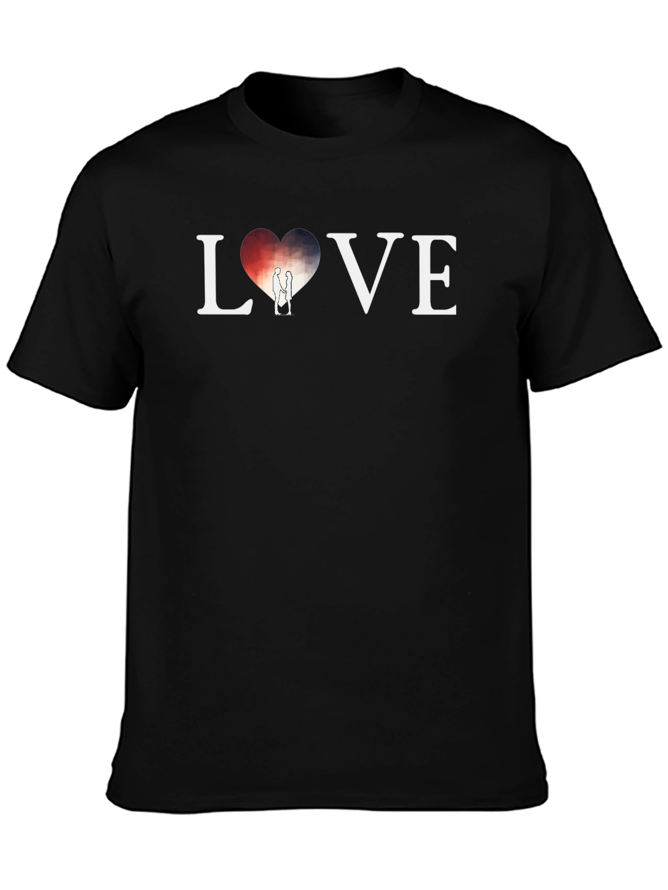 LOVE Heart Graphic T-Shirt - Stylish Casual Wear