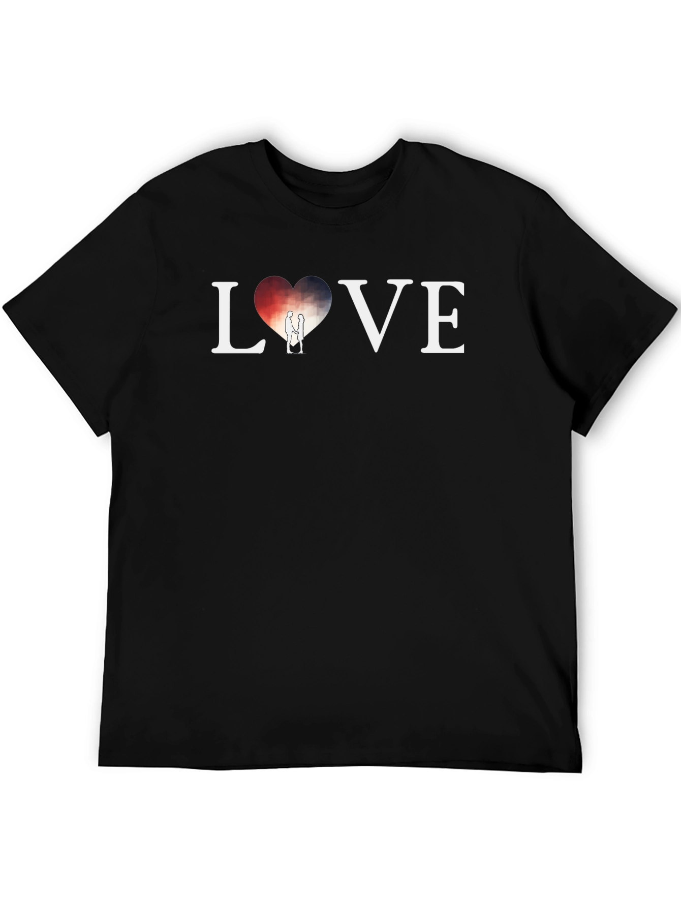 LOVE Heart Graphic T-Shirt - Stylish Casual Wear
