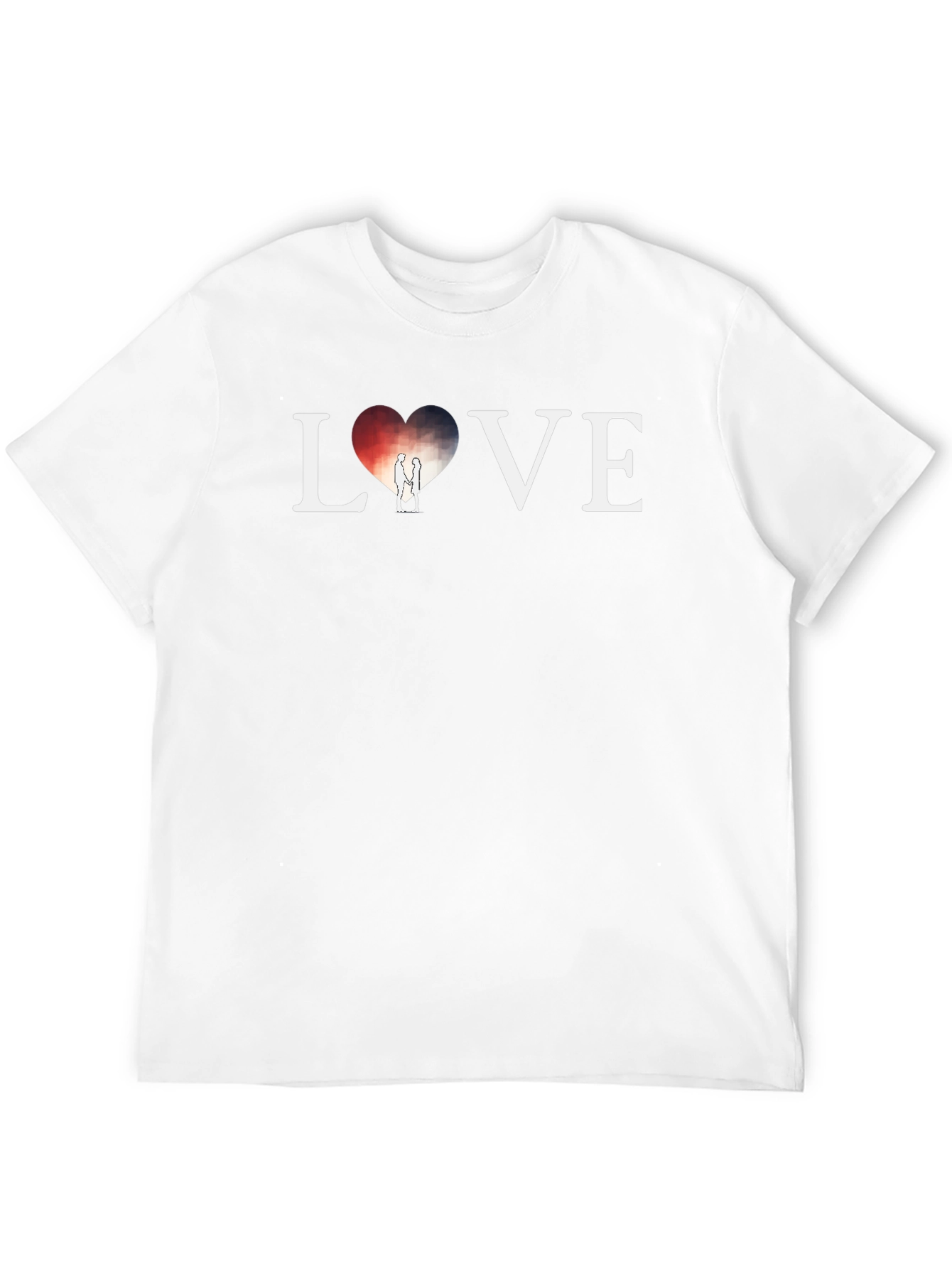 LOVE Heart Graphic T-Shirt - Stylish Casual Wear