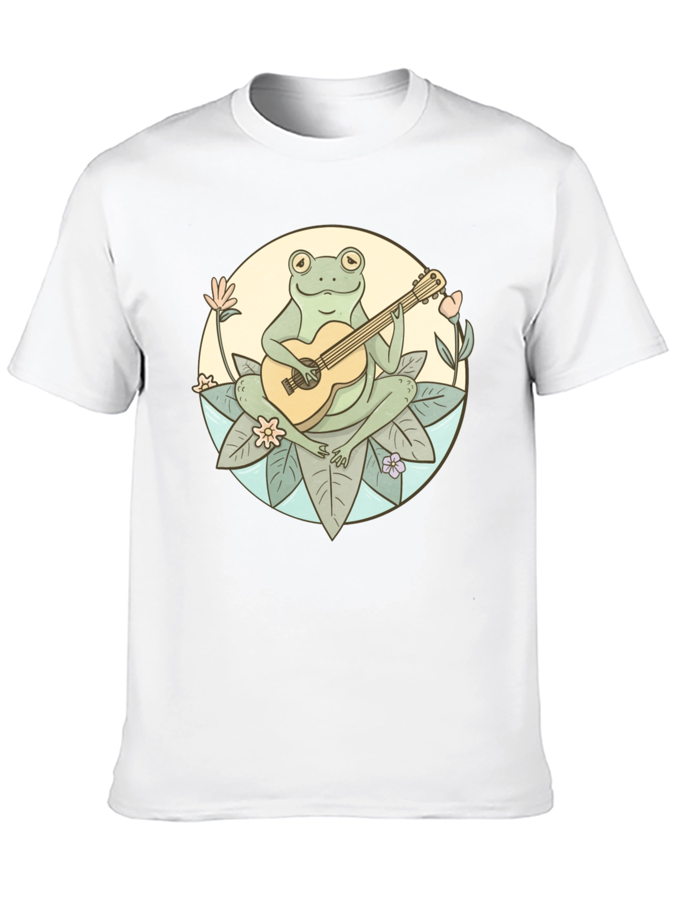 Frog Playing Guitar T-Shirt - Unique Graphic Tee